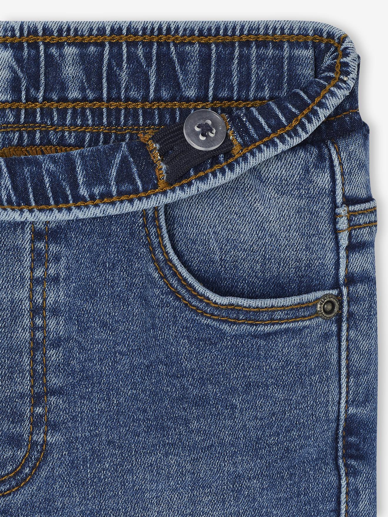 Thumbnail - 2er-Pack Jungen Slim-Jeans mit verstellbarem Dehnbund BASIC