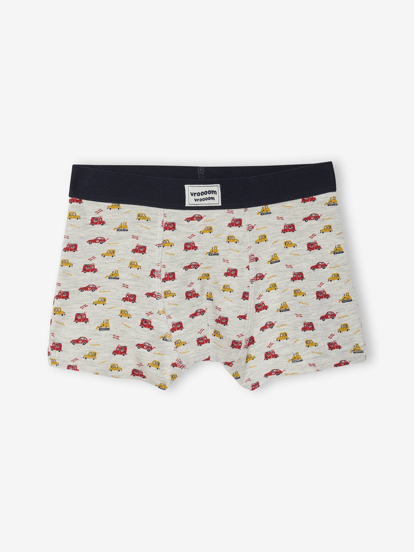 Thumbnail - 5er-Pack Boxershorts mit Autos Bio-Baumwolle