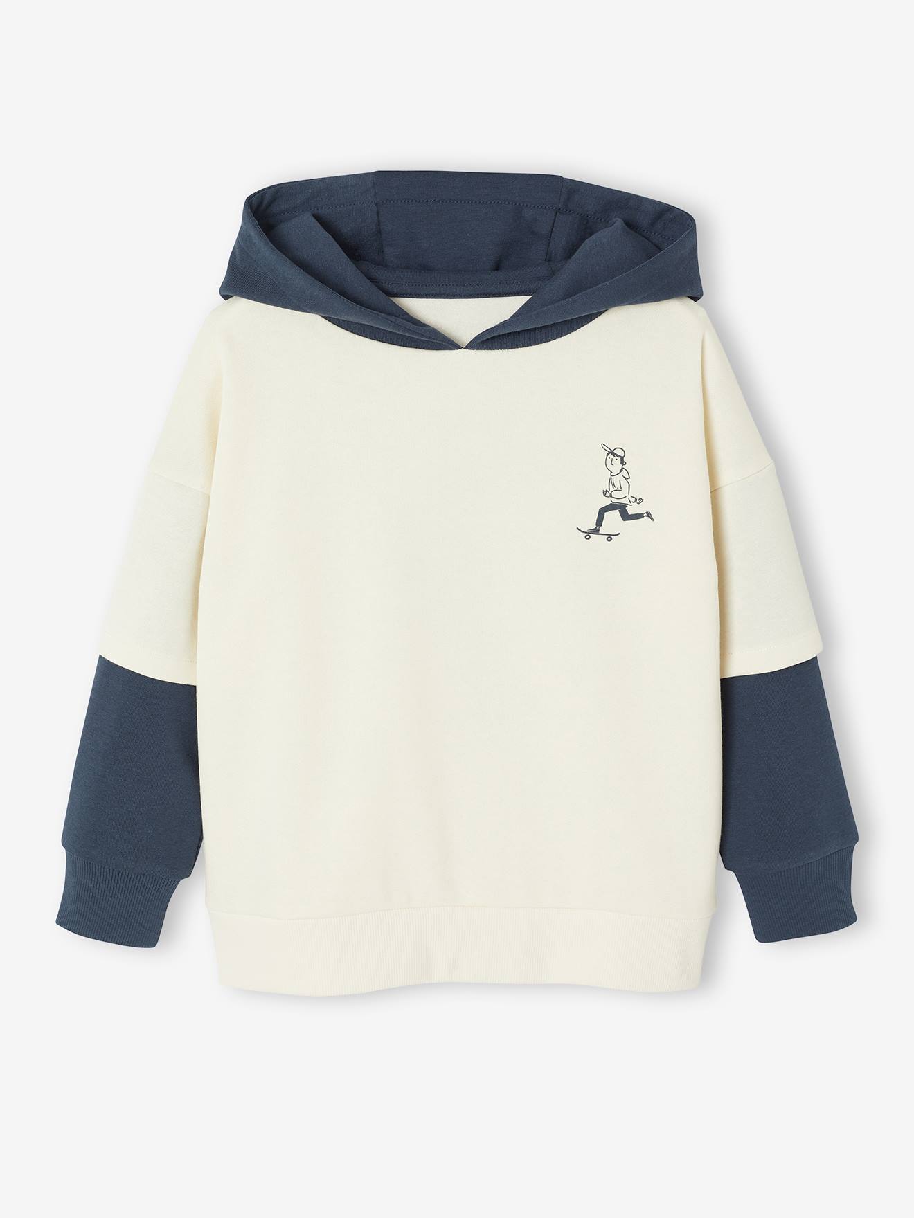 Thumbnail - Jungen Kapuzensweatshirt mit Prints