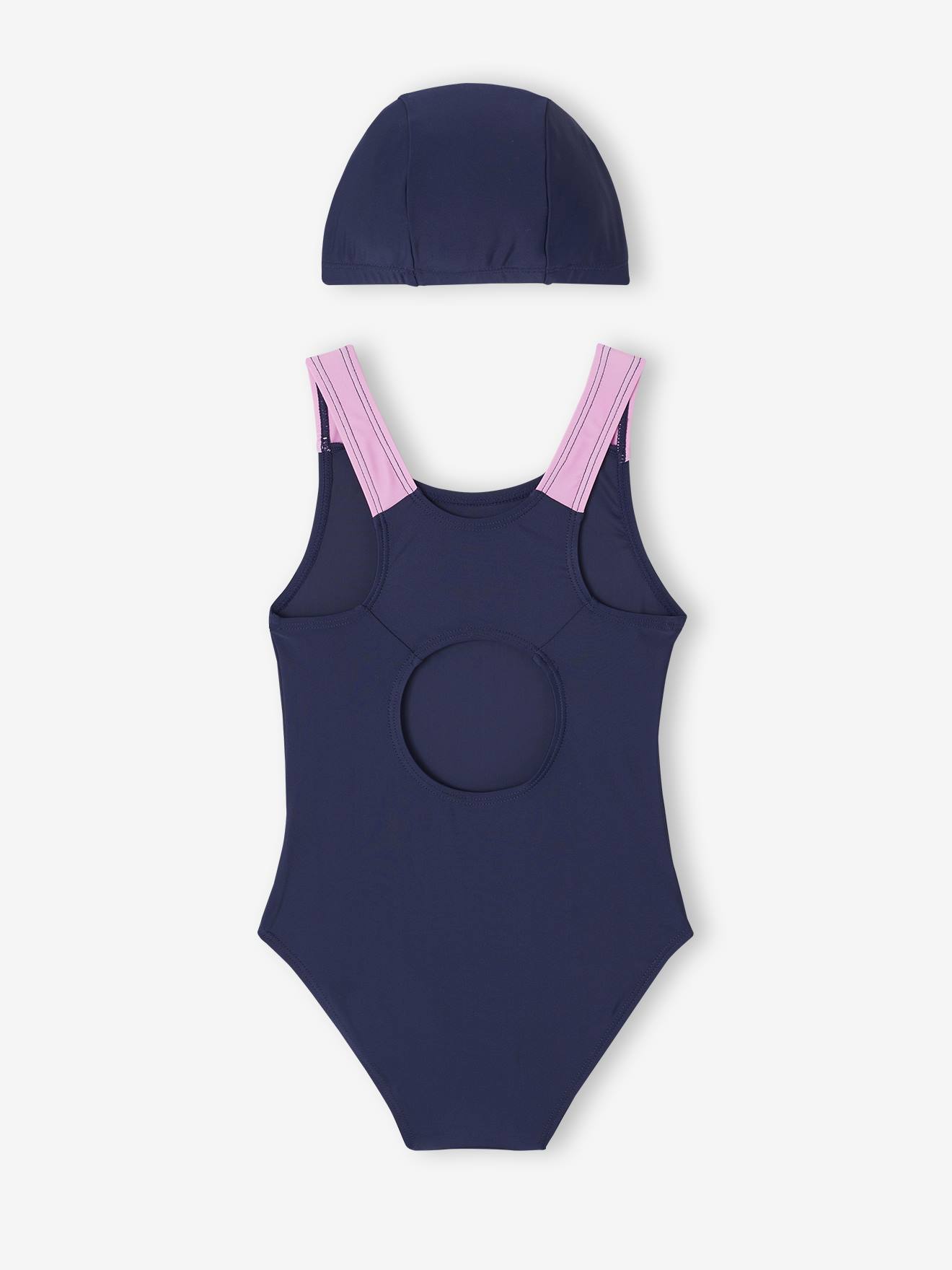 Thumbnail - Badeanzug LOVE mit Badekappe Mädchen -