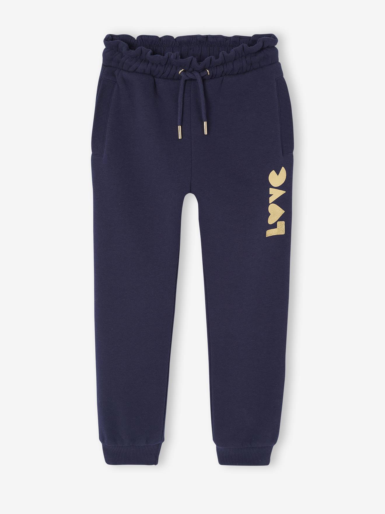 Mädchen Jogginghose mit Motiv am Bein