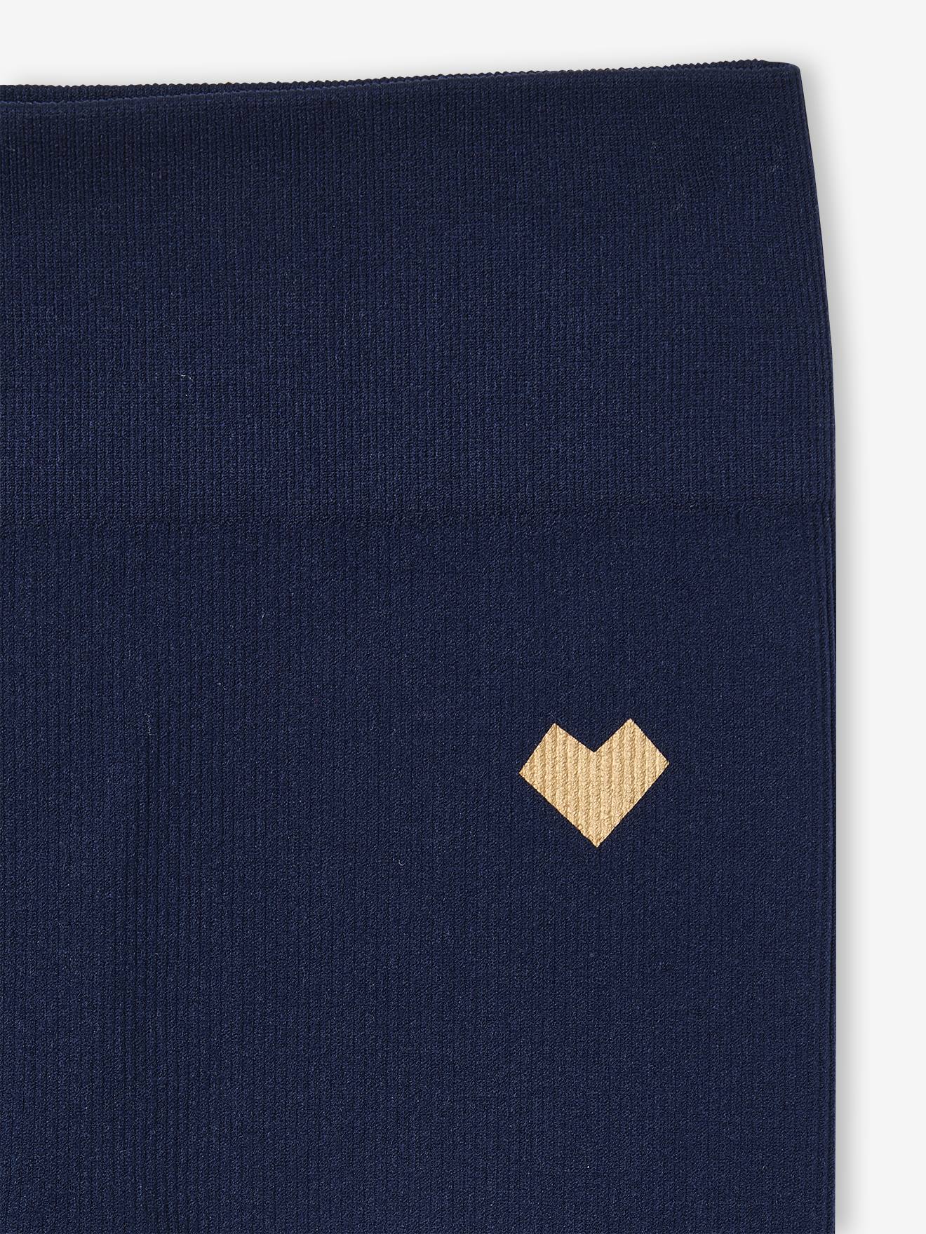 Thumbnail - Nahtlose Sport-Leggings aus geripptem Stretch