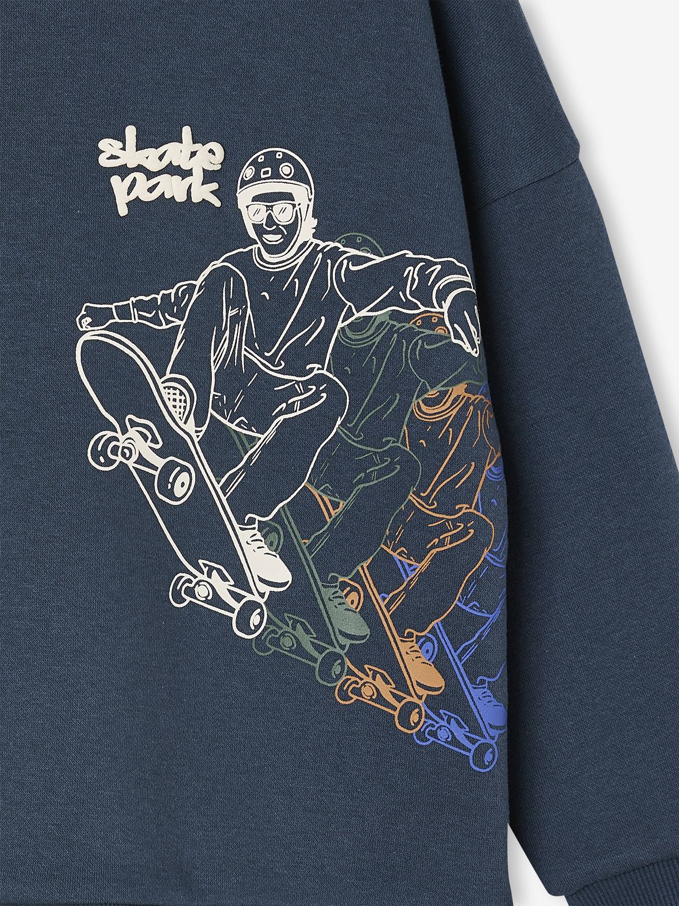 Thumbnail - Jungen Kapuzensweatshirt mit Skate-Print