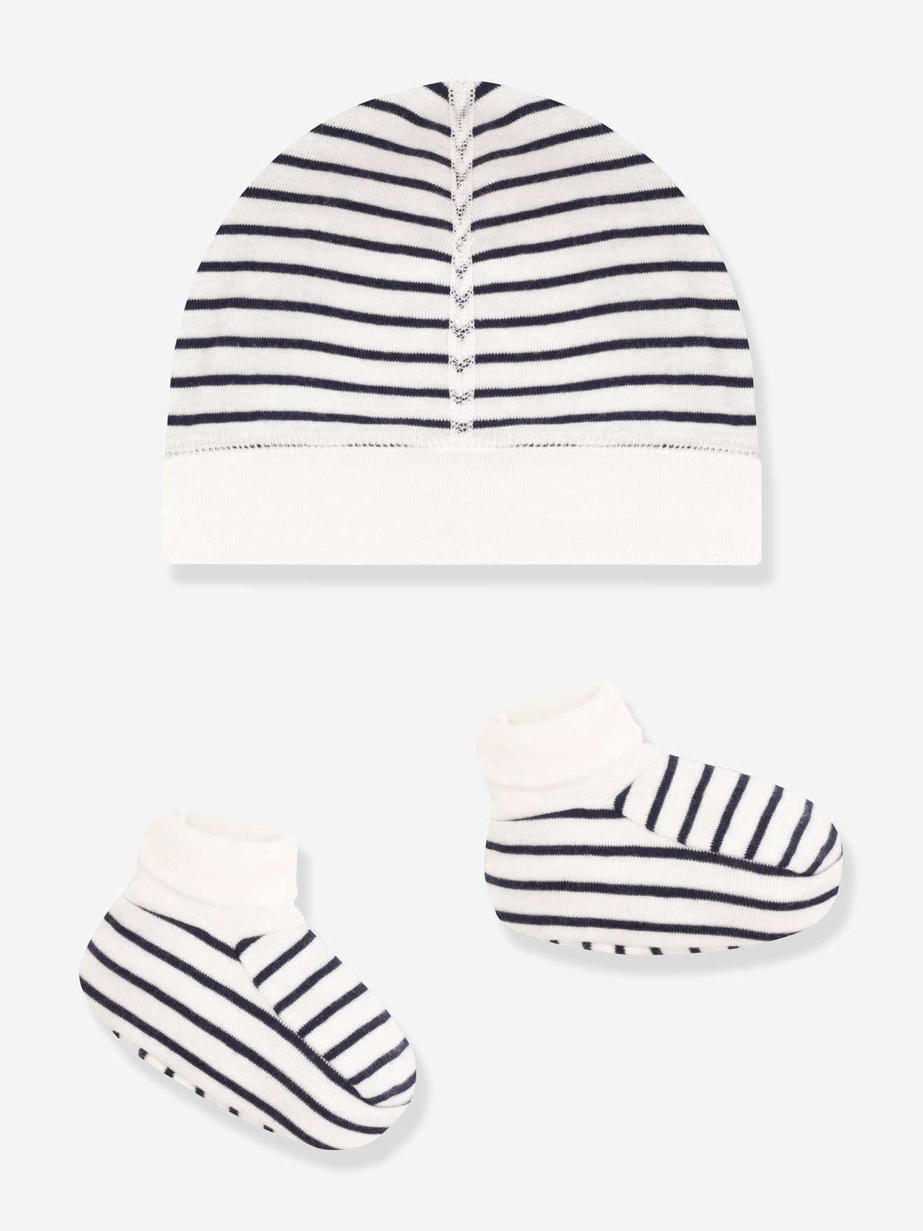 Thumbnail - Set aus Baby-Mütze und Schühchen