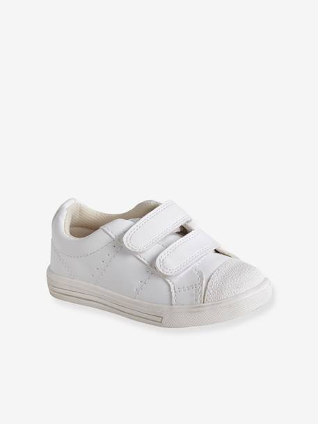 Kinder Sneakers mit Klettverschluss - weiß - 1