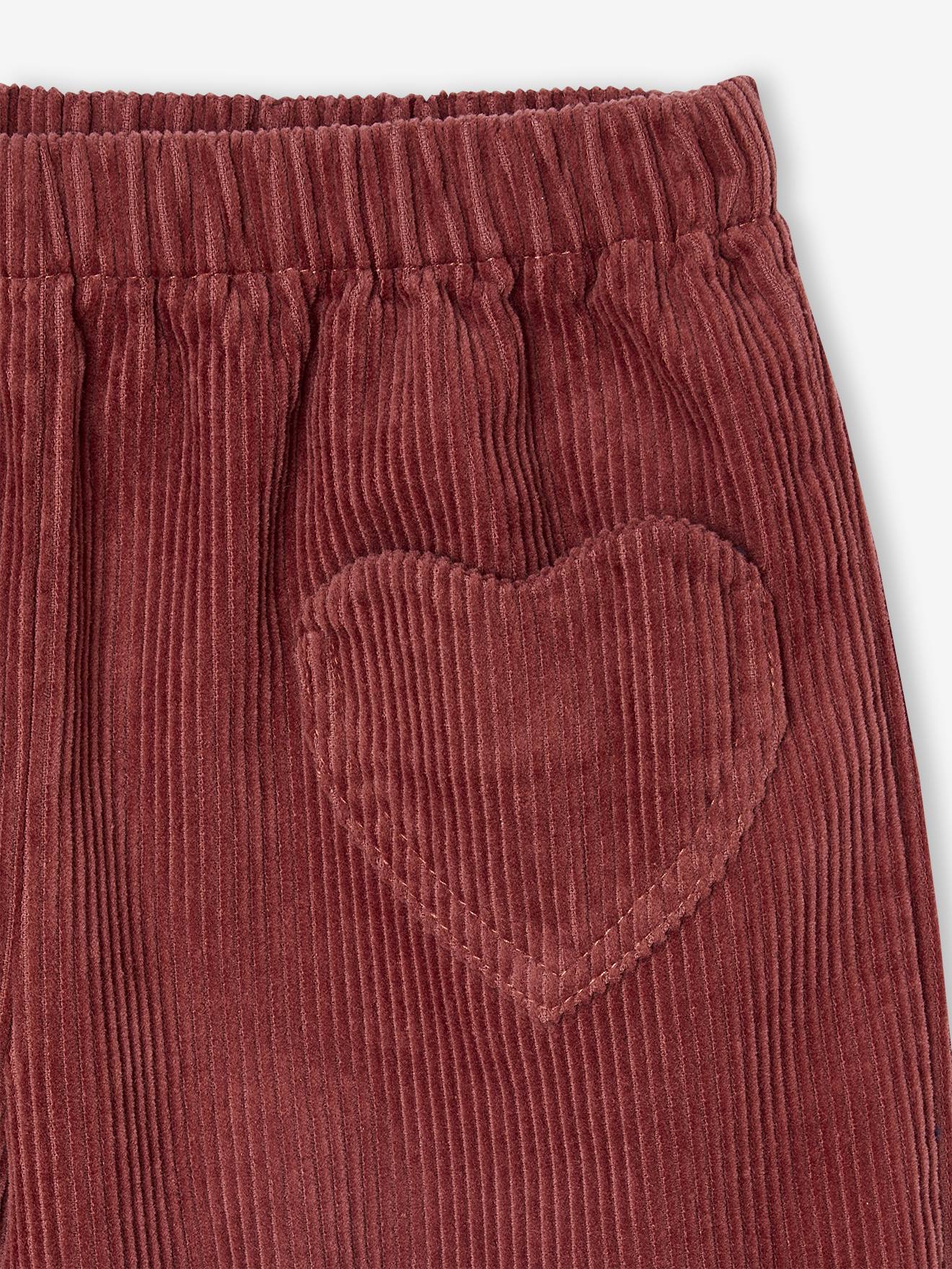 Thumbnail - Mädchen Cord-Shorts mit Herztaschen und Dehnbund