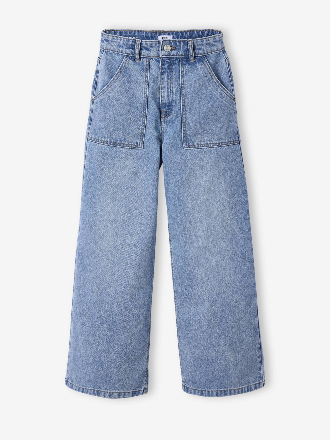 Thumbnail - Weite Jeans mit großen Taschen Mädchen JONEN