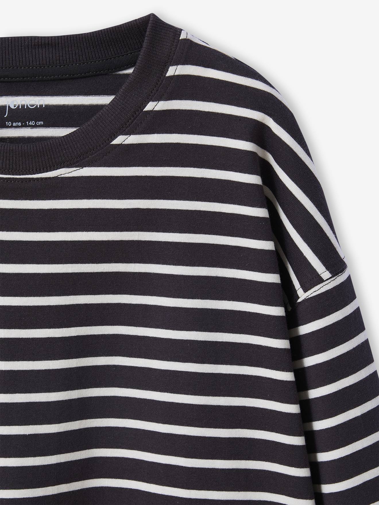 Thumbnail - Jungen Streifenshirt JONEN mit Recycling-Baumwolle