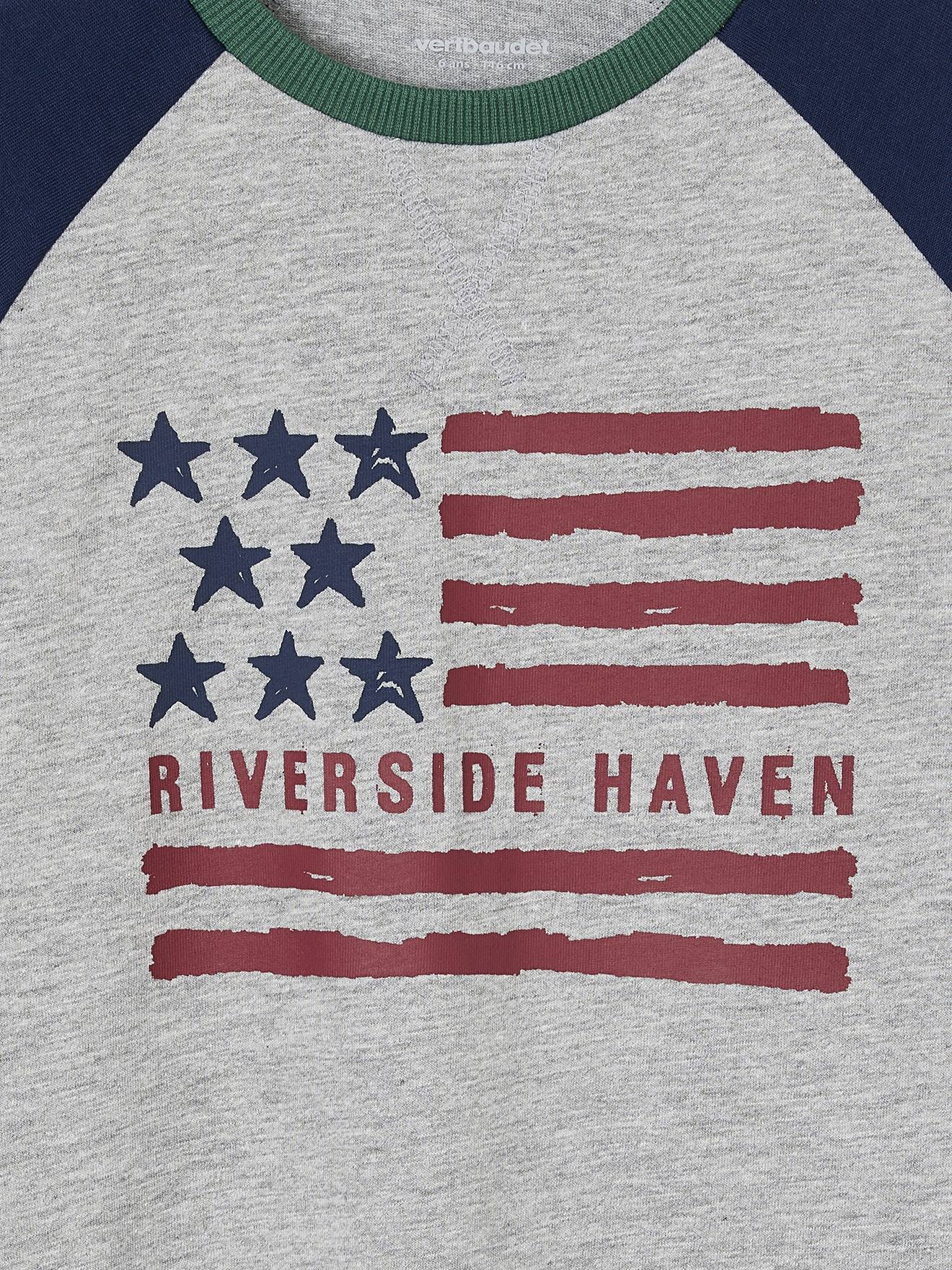 Thumbnail - Jungen Shirt mit Ärmeln in Kontrastoptik