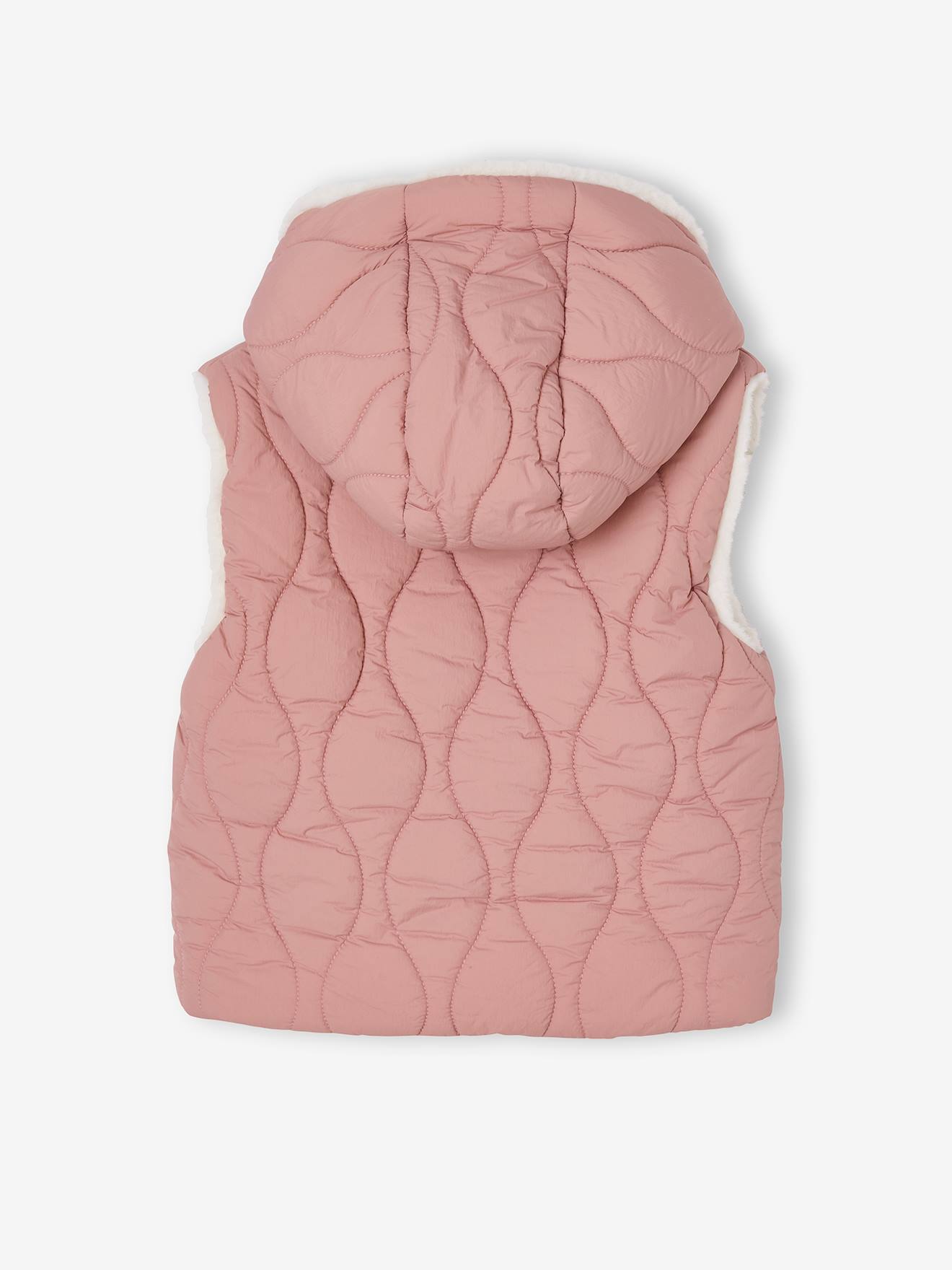 Thumbnail - Wendbare Steppweste mit Kapuze Mädchen