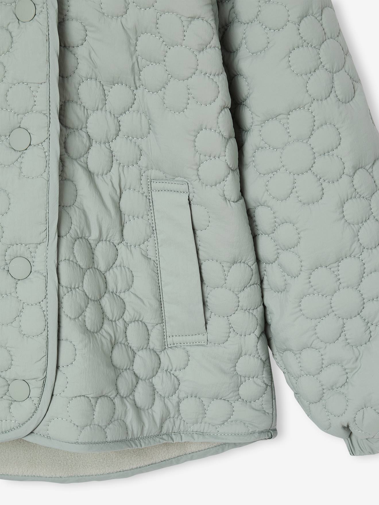 Thumbnail - Mädchen Steppjacke mit Blumenmuster