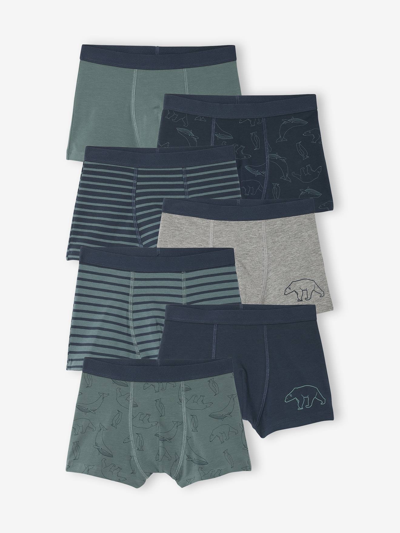 7er-Pack e Boxershorts mit Bären aus Bio-Baumwolle