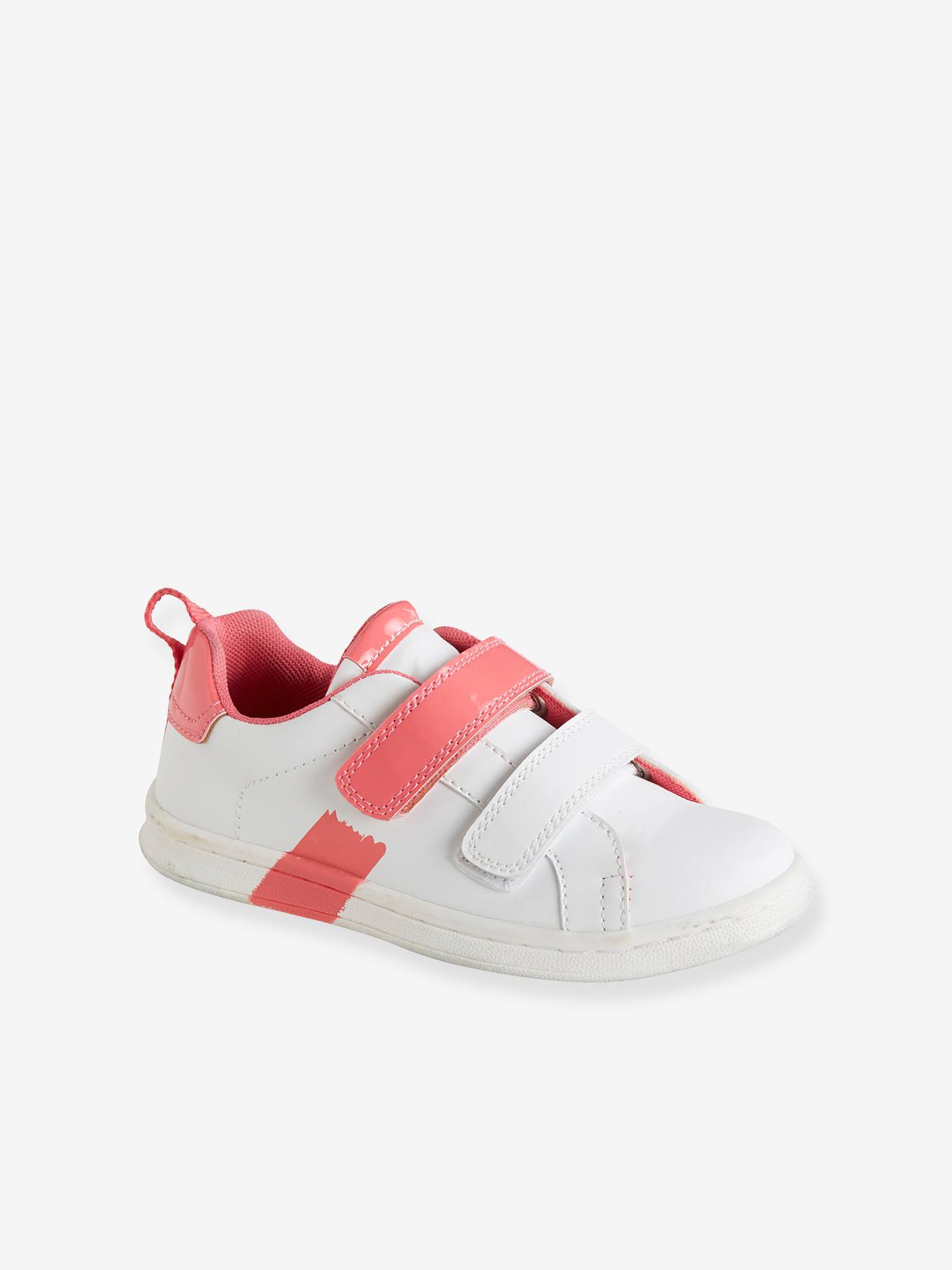 Vertbaudet M/ädchen-Sneaker Glitzer Klettverschluss