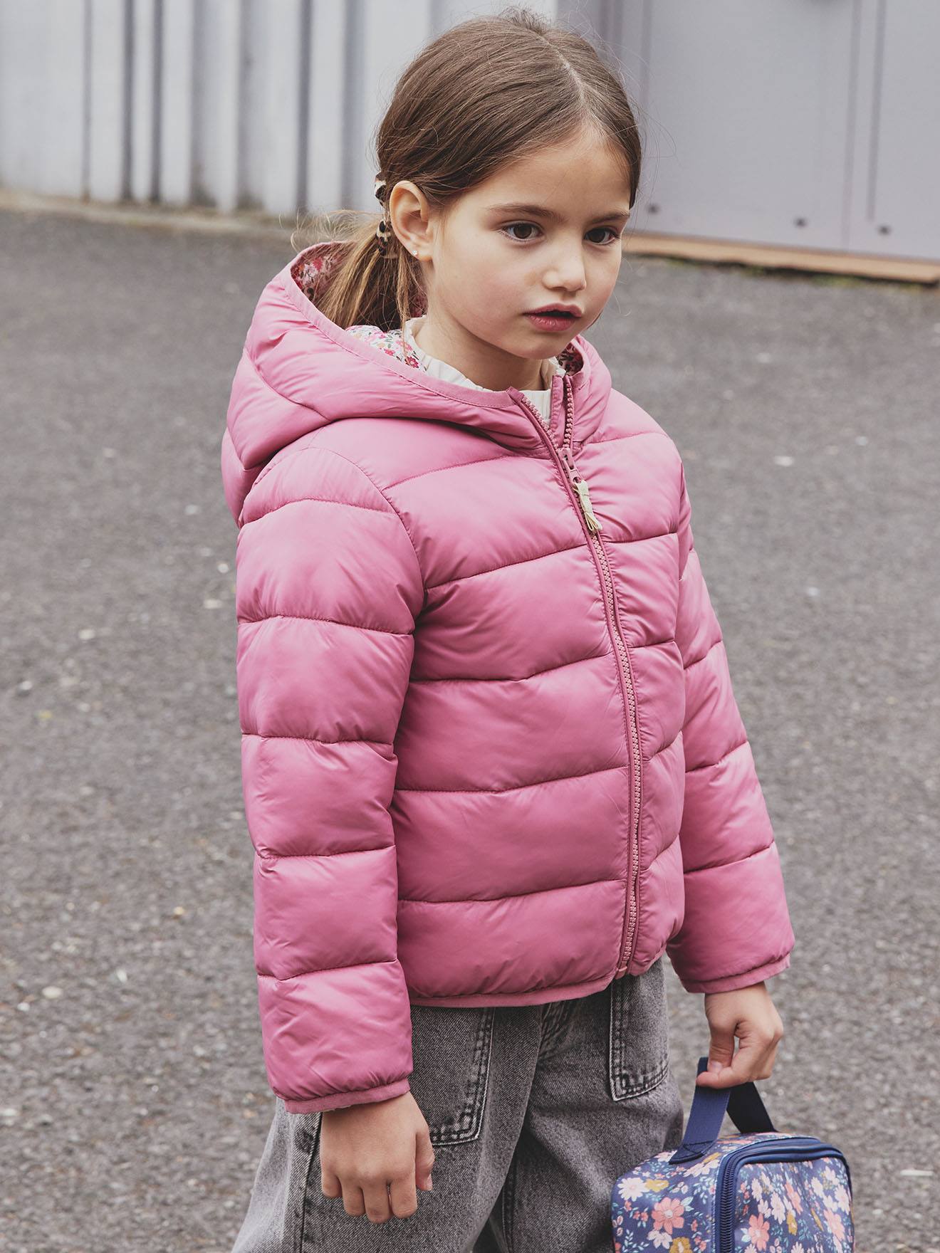 Thumbnail - Mädchen Light-Steppjacke mit Kapuze