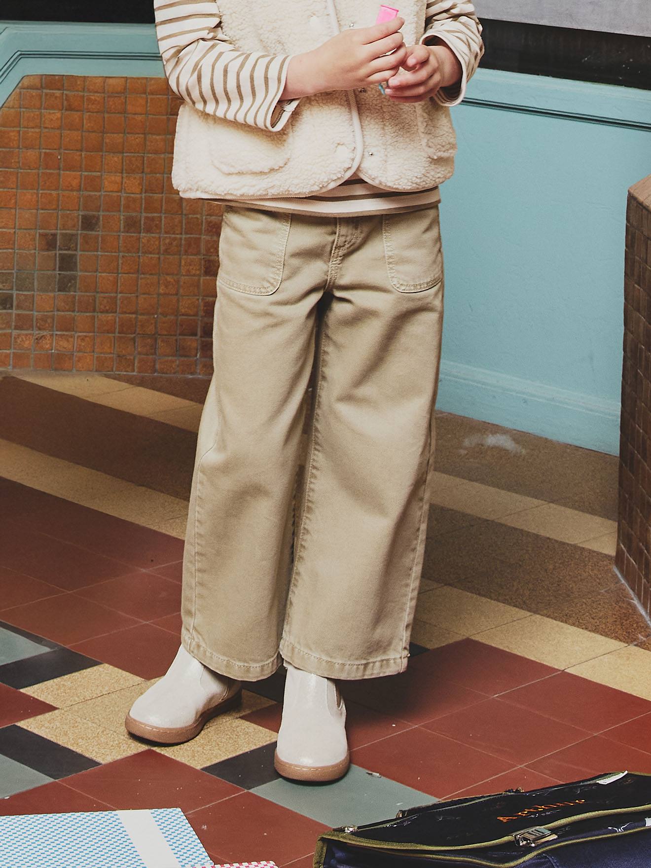 Weite Mädchen Hose