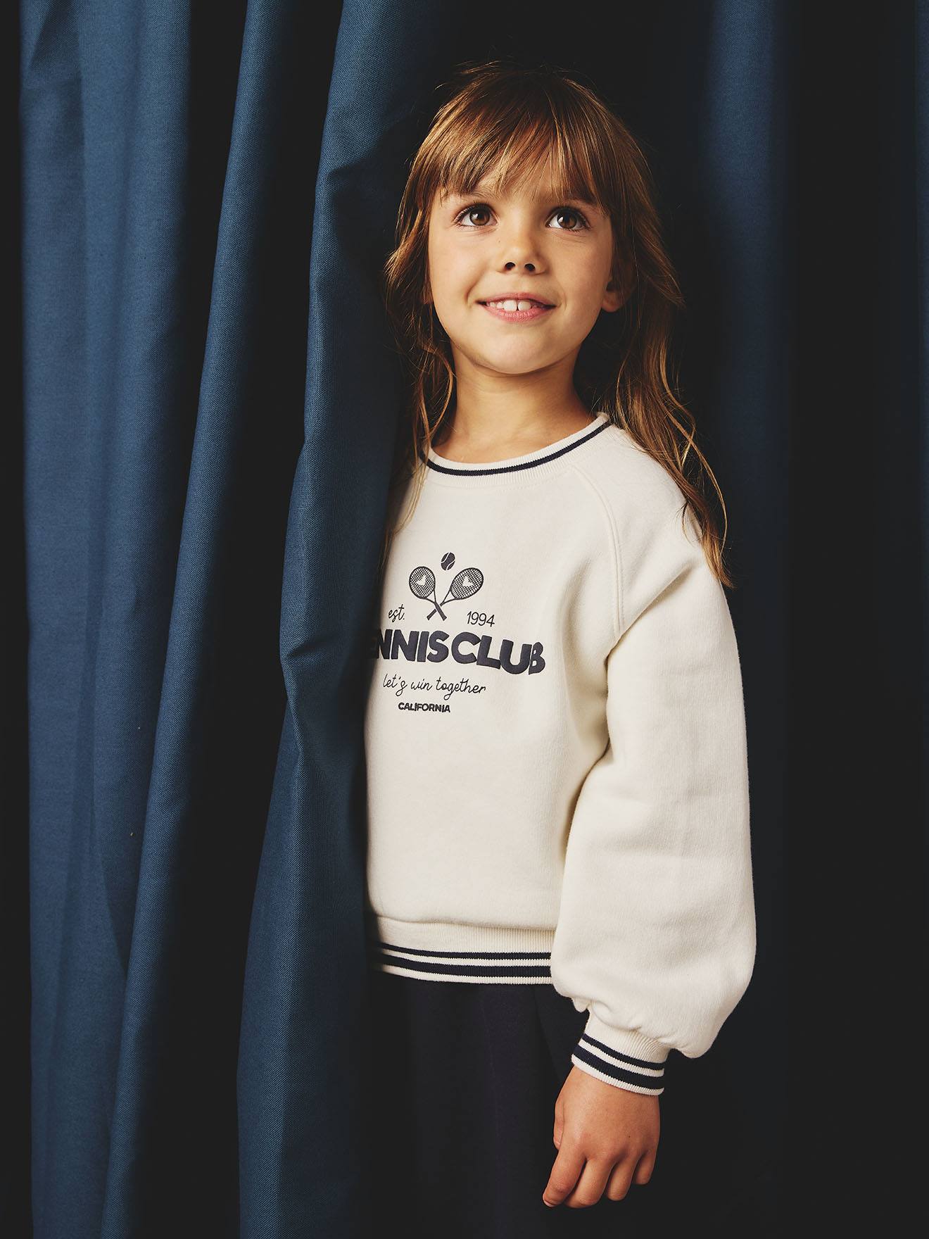 Mädchen Sport-Sweatshirt mit Recycling-Polyester