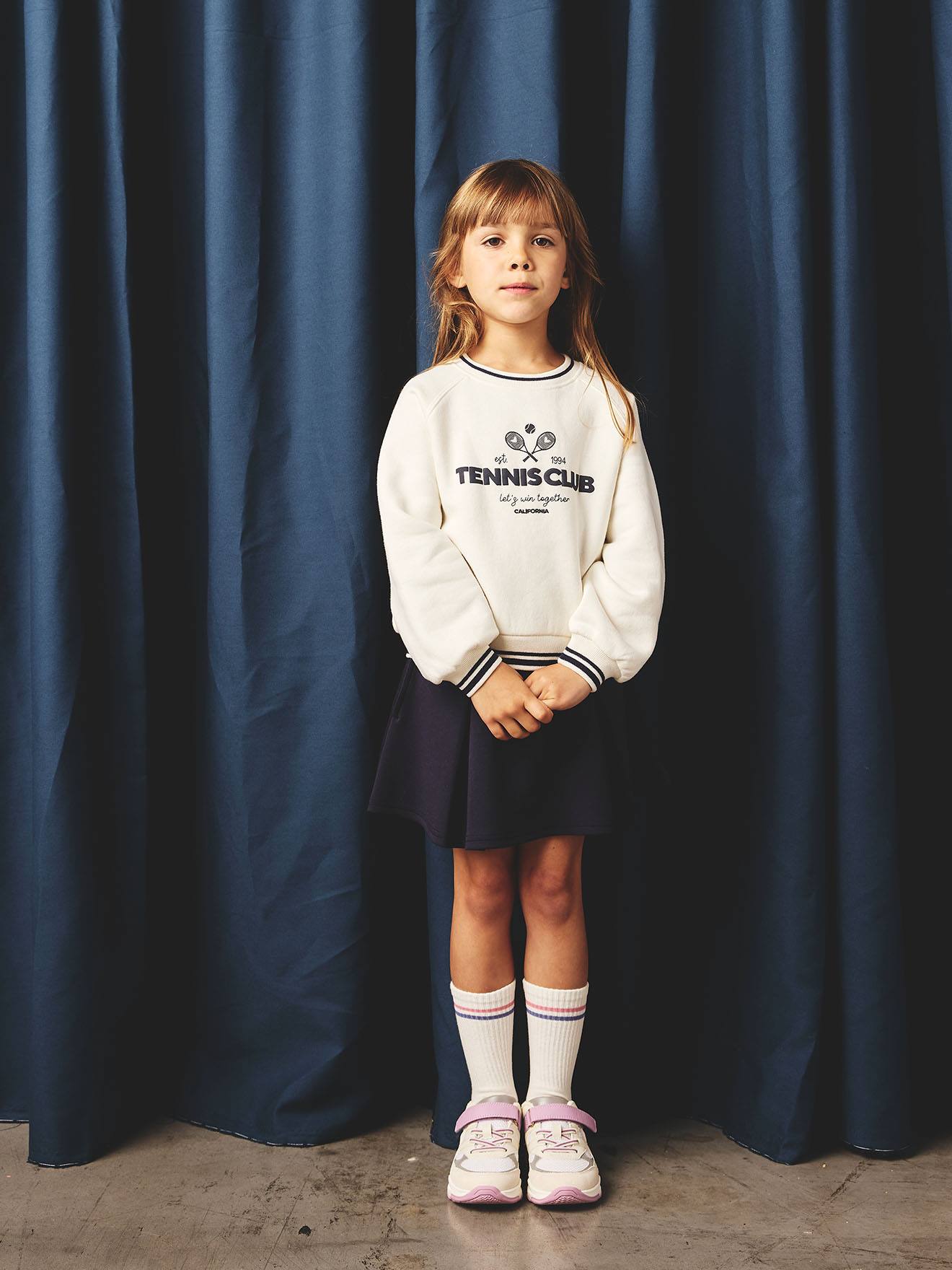 Mädchen Tennisrock mit integrierter Shorts