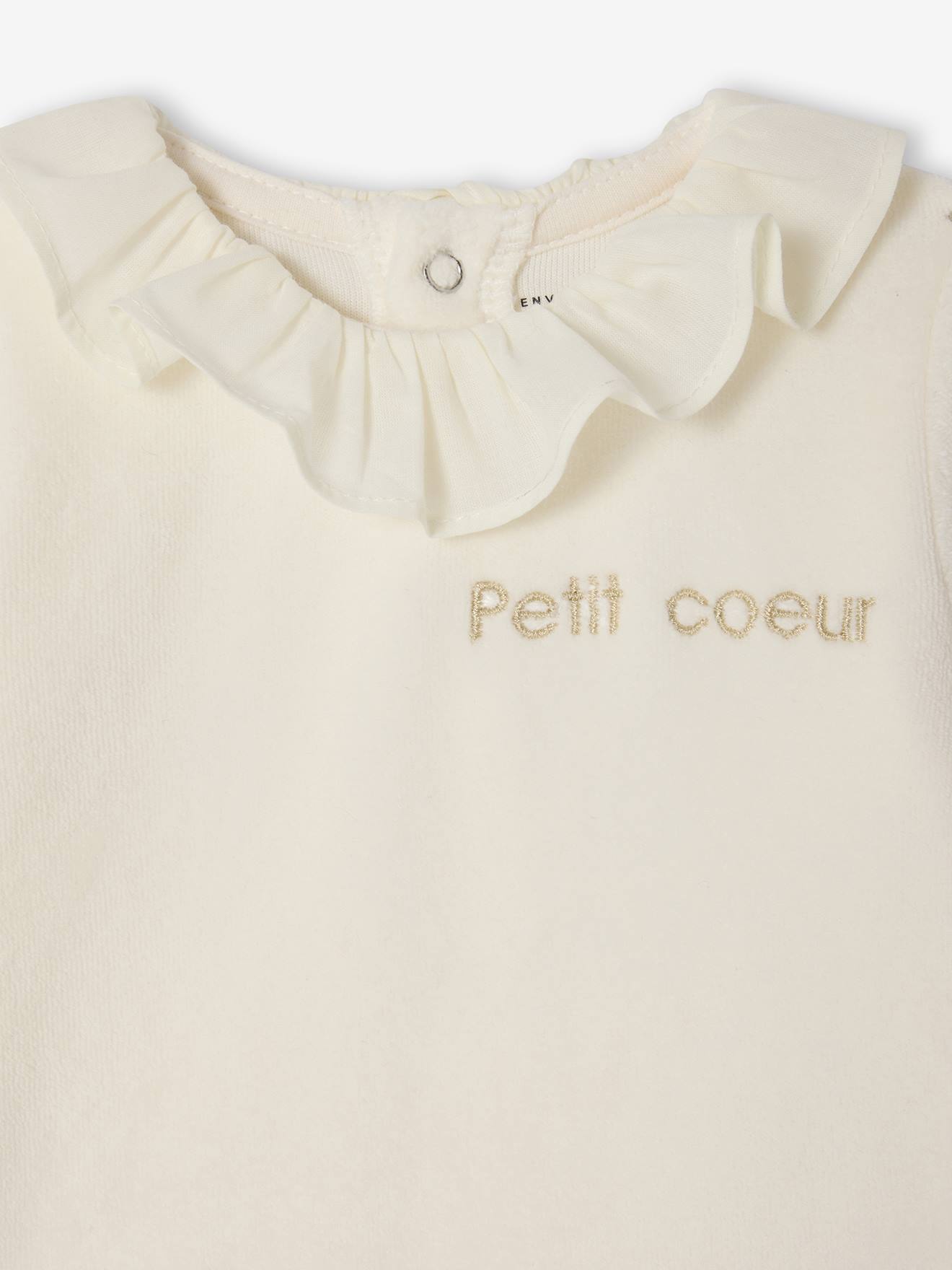 Thumbnail - 2er-Pack Baby Schlafanzüge aus Samt ENVIE DE FRAISE