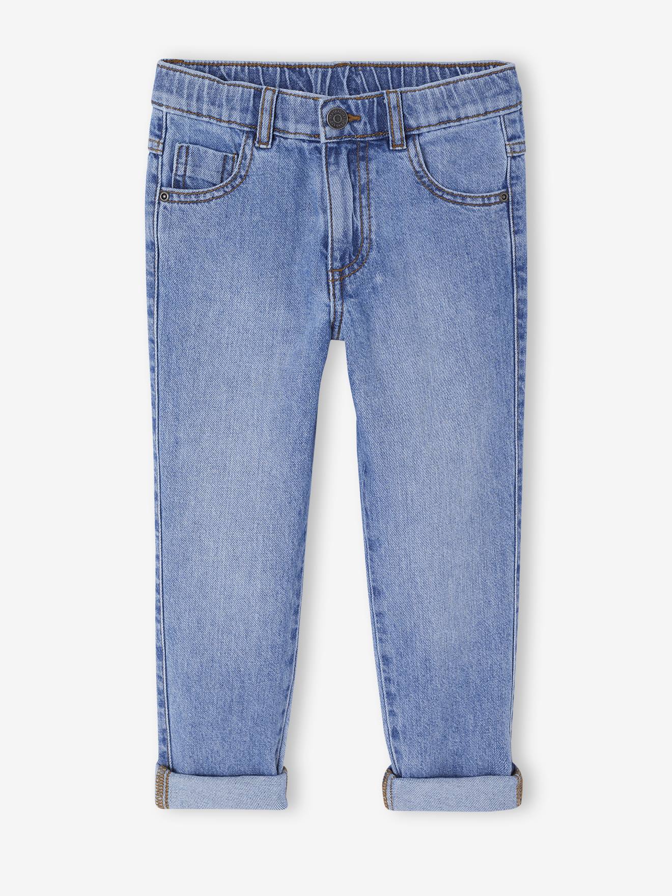 Thumbnail - Weite Kinder Jeans mit verstellbarem Dehnbund
