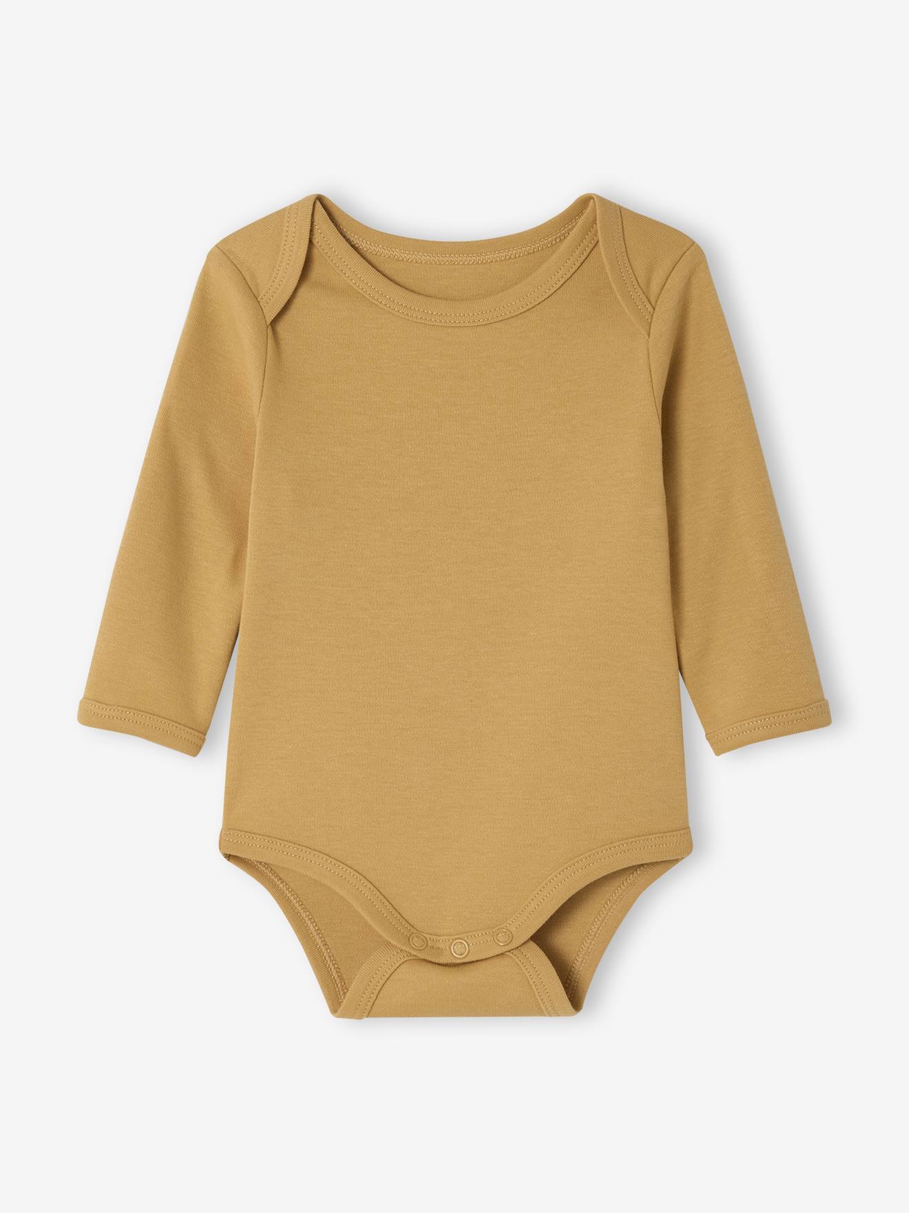 Thumbnail - Bio-Kollektion: 5er-Pack Baby Schlupfbodys mit langen Ärmeln