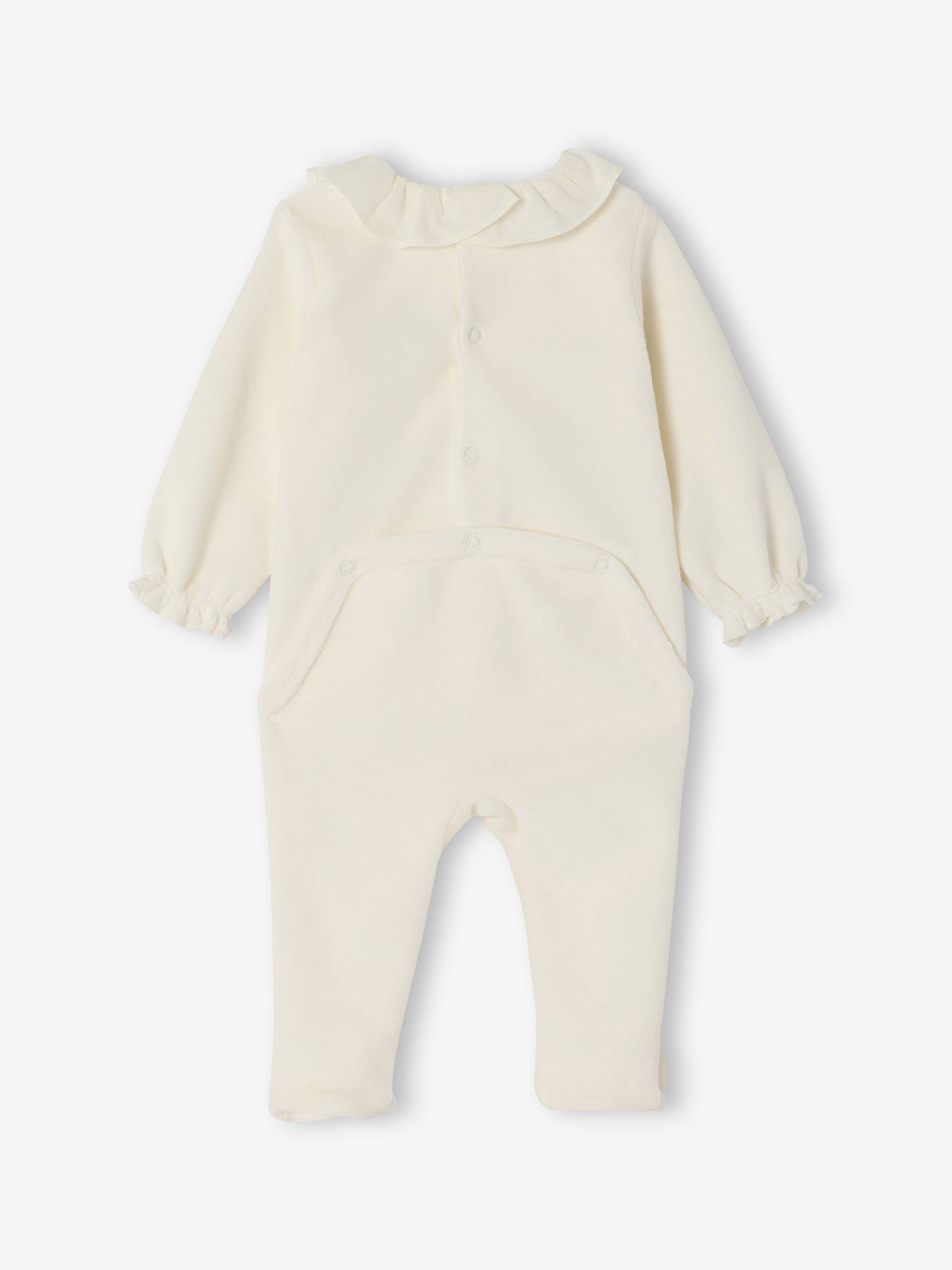 Thumbnail - 2er-Pack Baby Schlafanzüge aus Samt ENVIE DE FRAISE