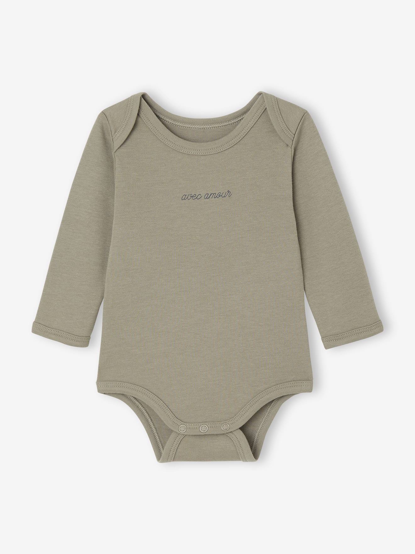 Thumbnail - Bio-Kollektion: 3er-Pack Baby Schlupfbodys