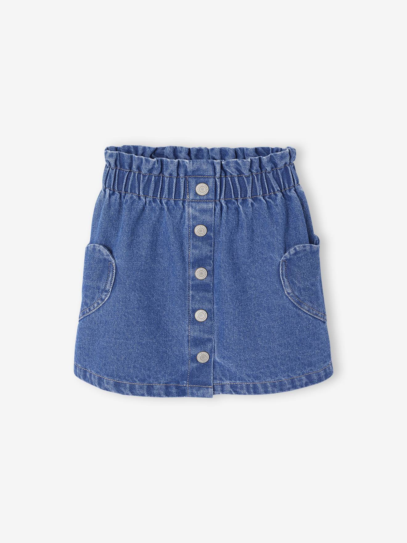Thumbnail - Mädchen Jeansrock mit Herztasche