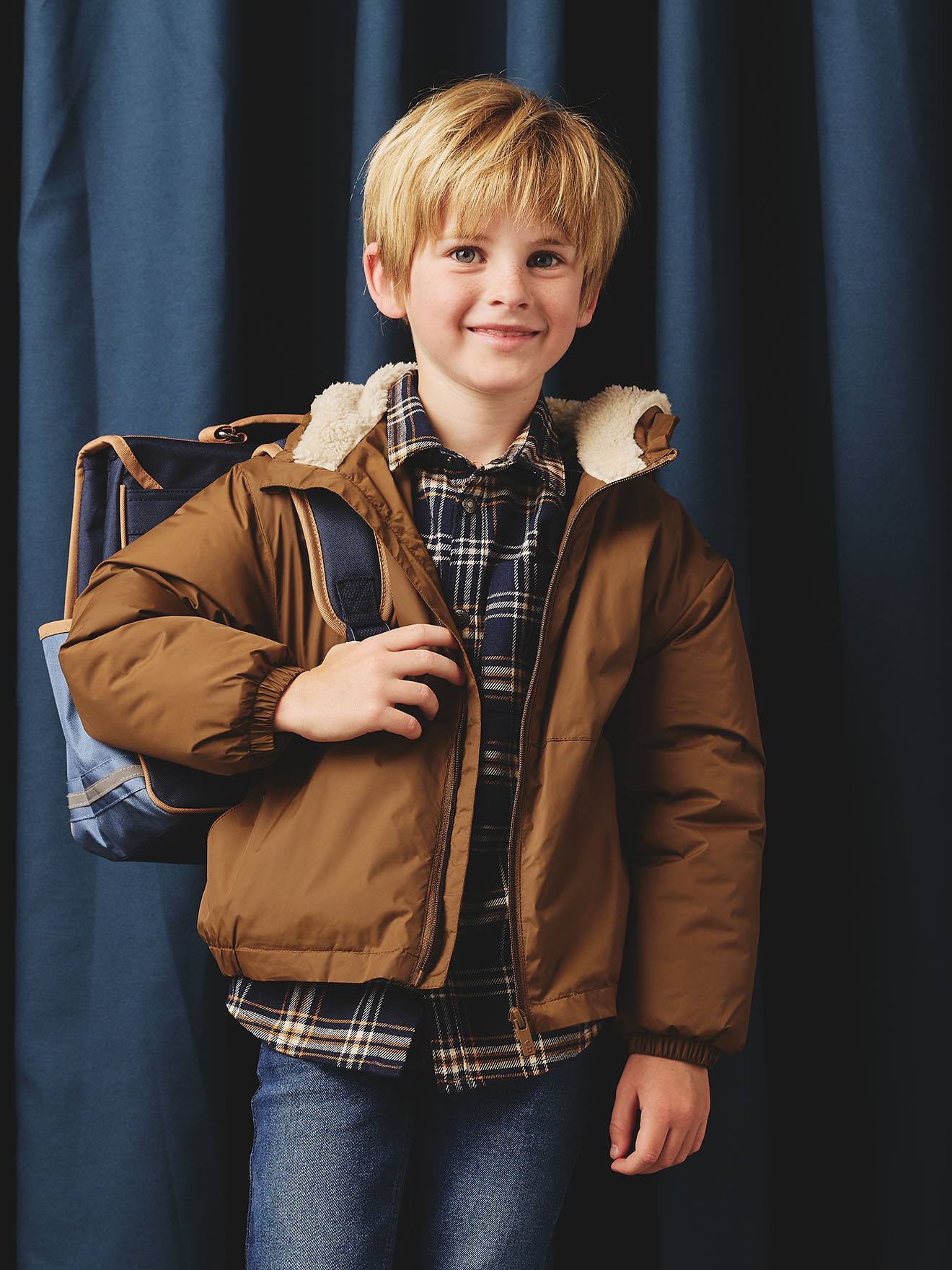 Übergangsjacke mit Teddyfleecefutter Jungen