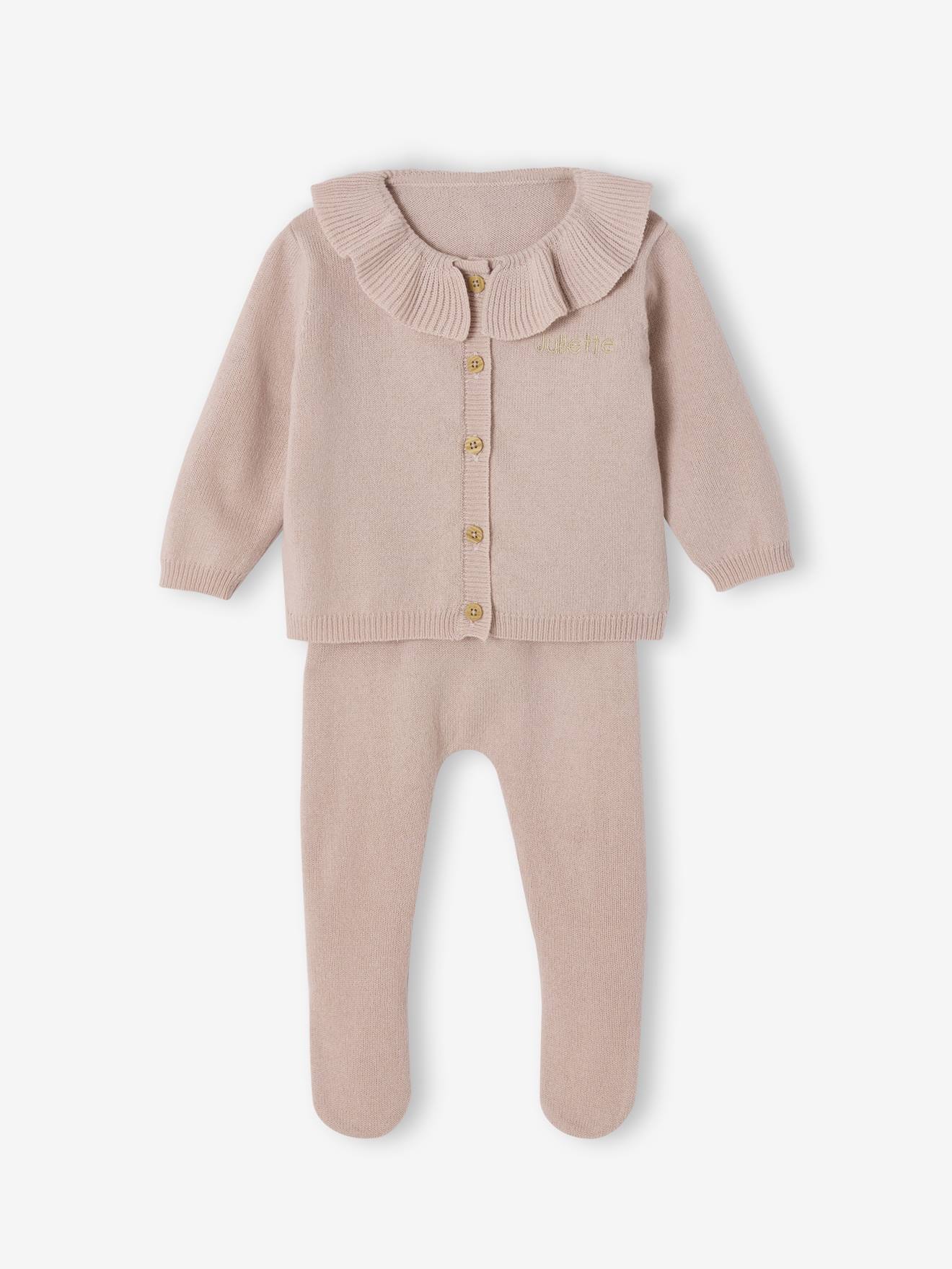 Thumbnail - Baby-Set aus Merinowolle & Kaschmir