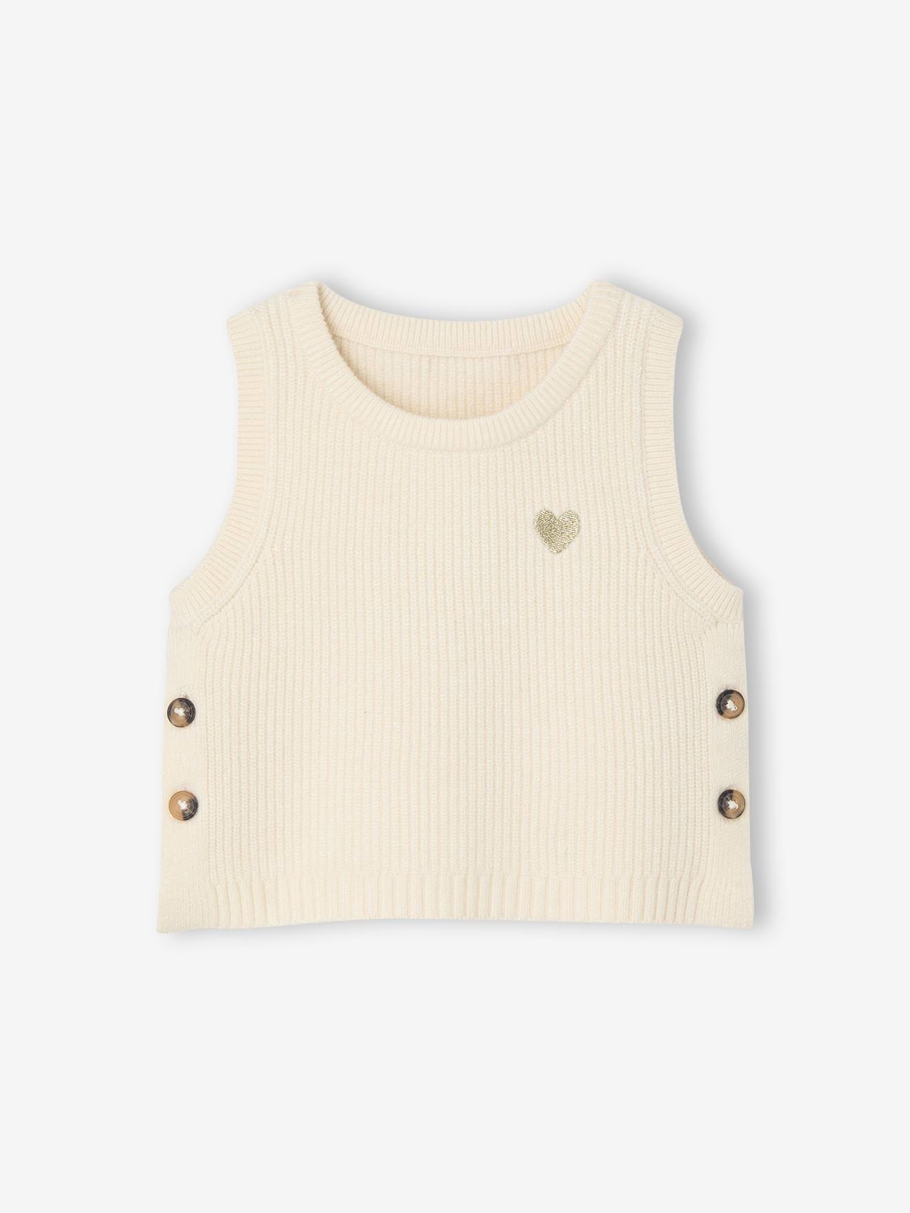 Baby Pullunder mit Herz-Stickerei