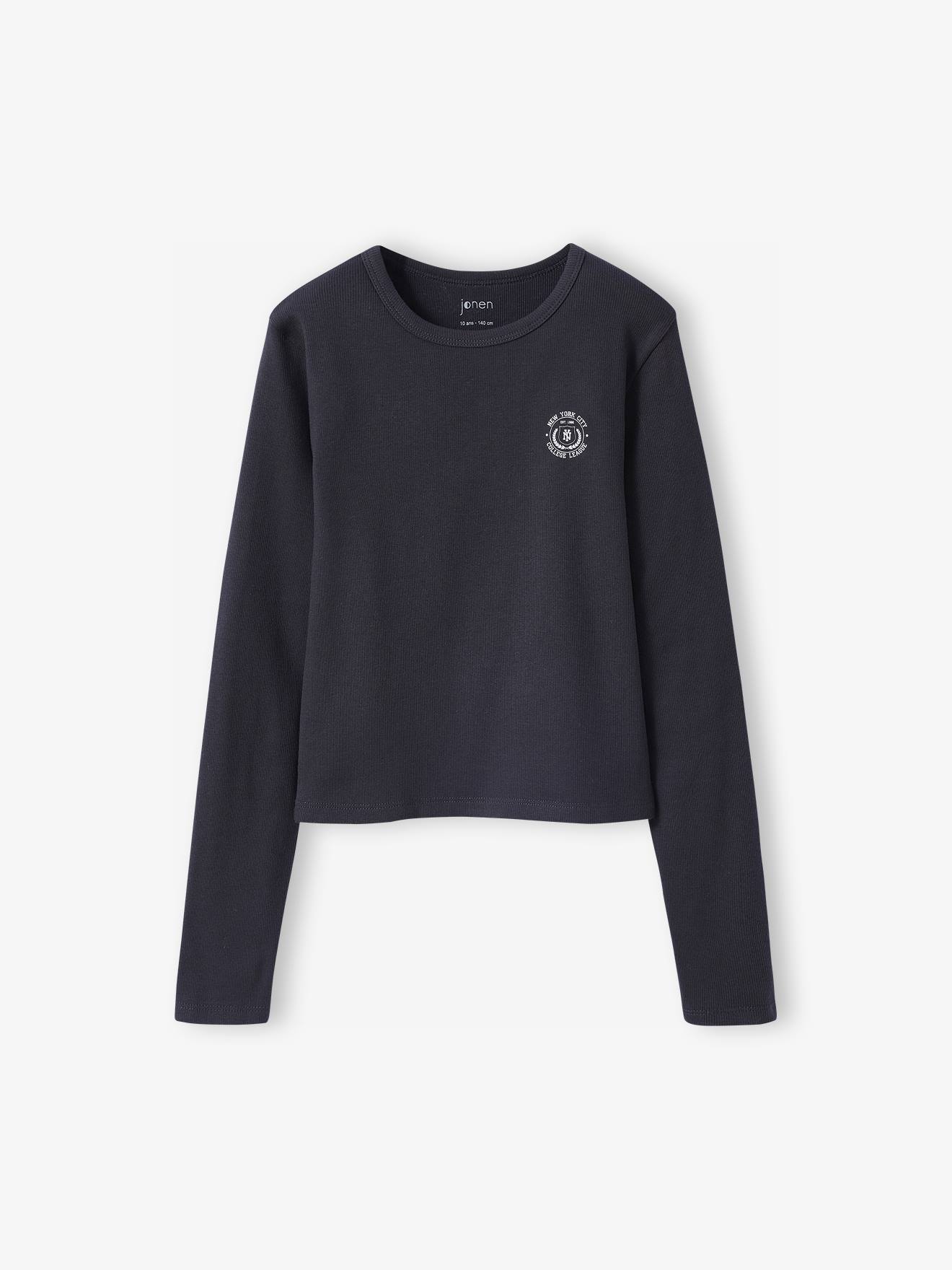Mädchen Langarmshirt in Cropped-Länge JONEN