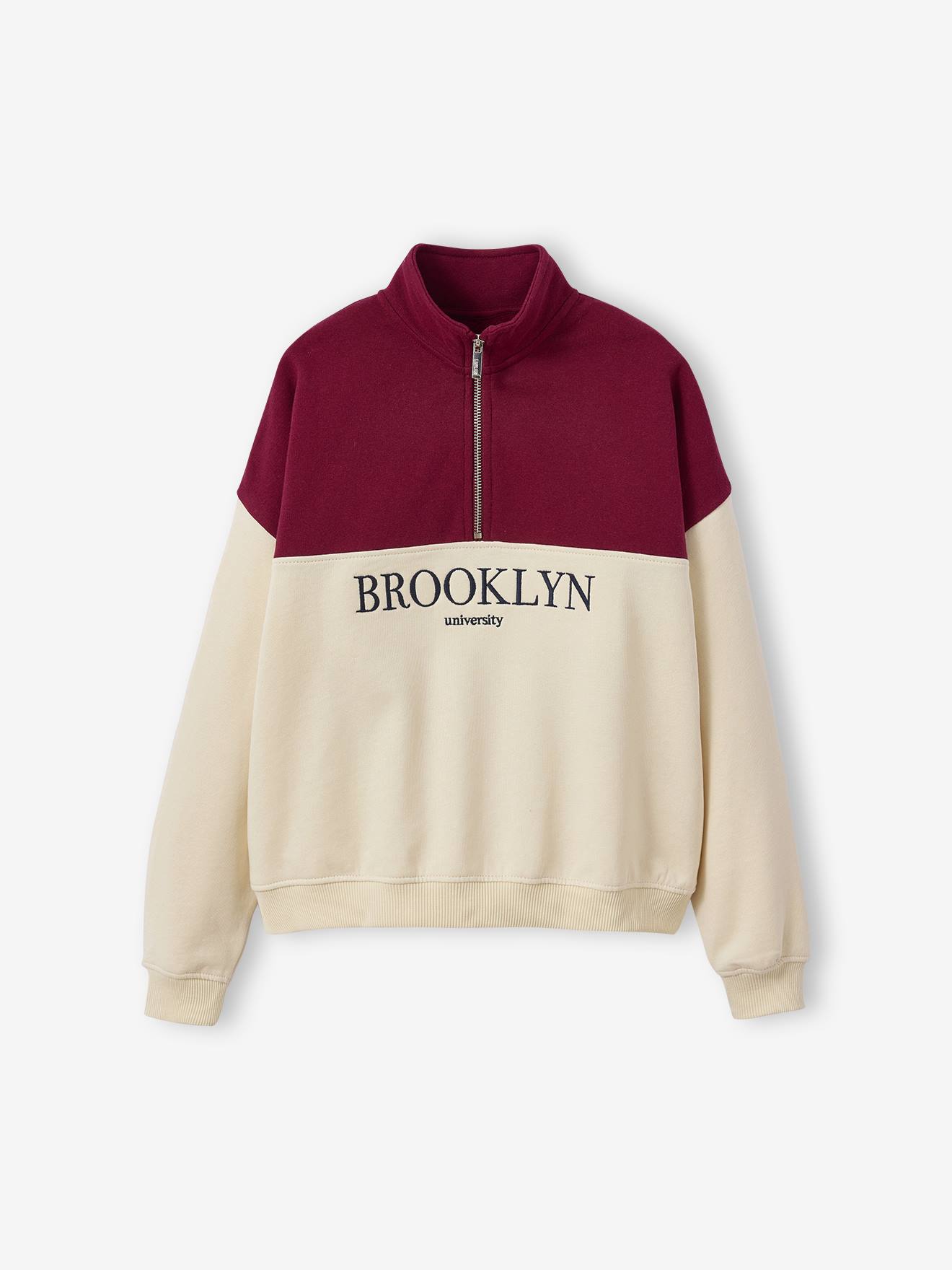 Mädchen Sweatshirt mit Troyerkragen JONEN