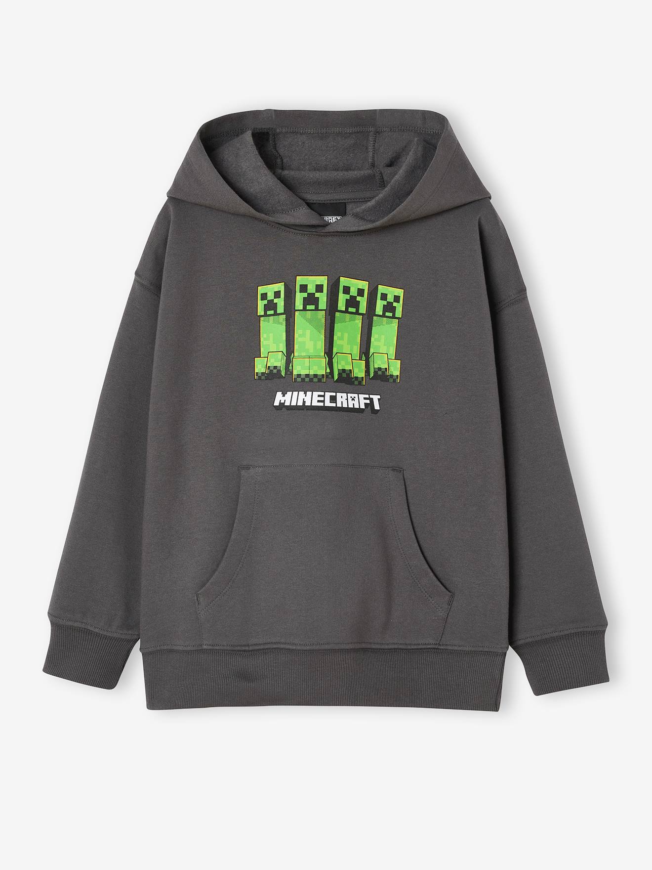 Kapuzensweatshirt mit Kängurutasche Creeper Kinder MINECRAFT