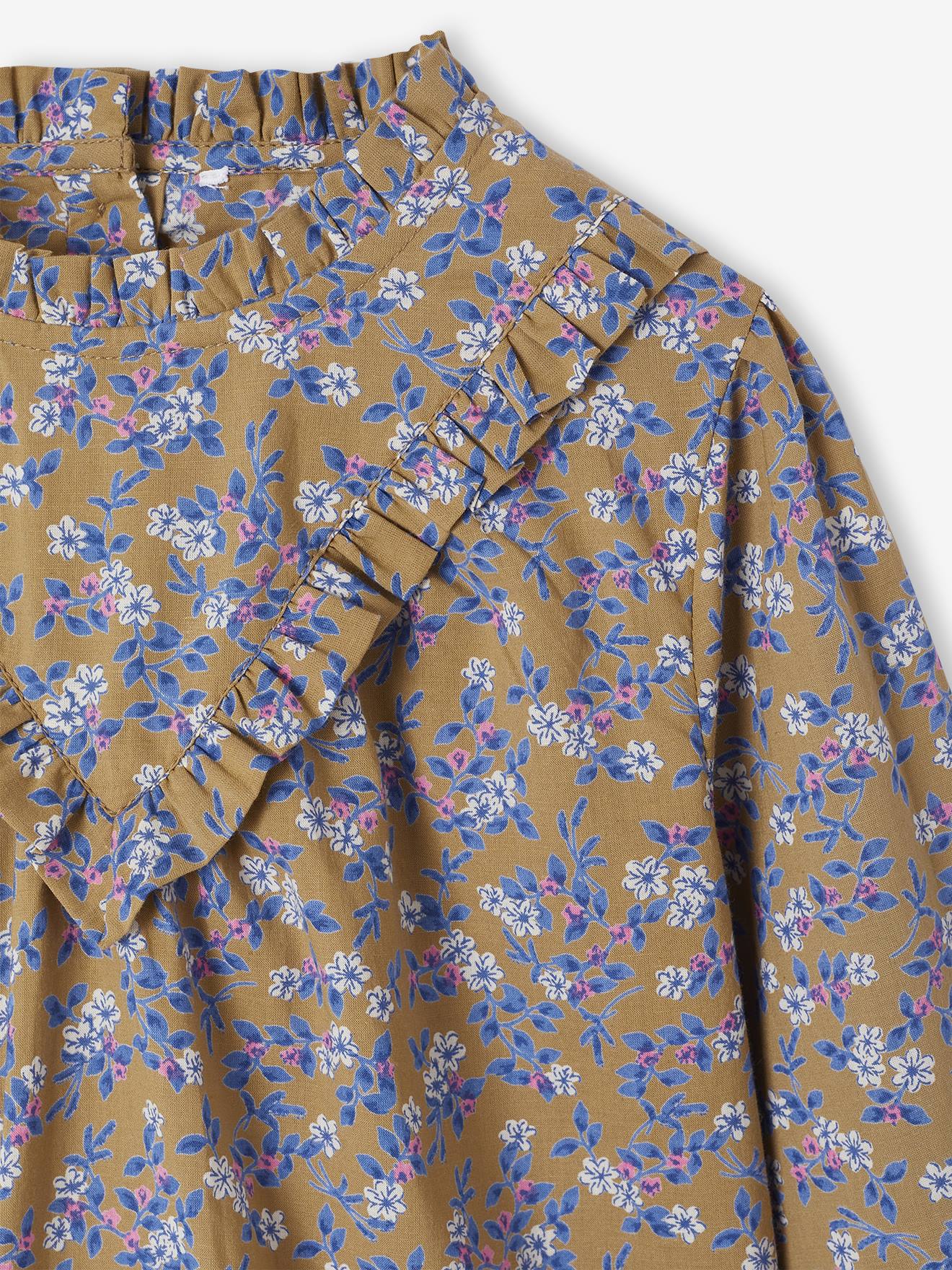 Thumbnail - Mädchen Bluse mit Volantkragen