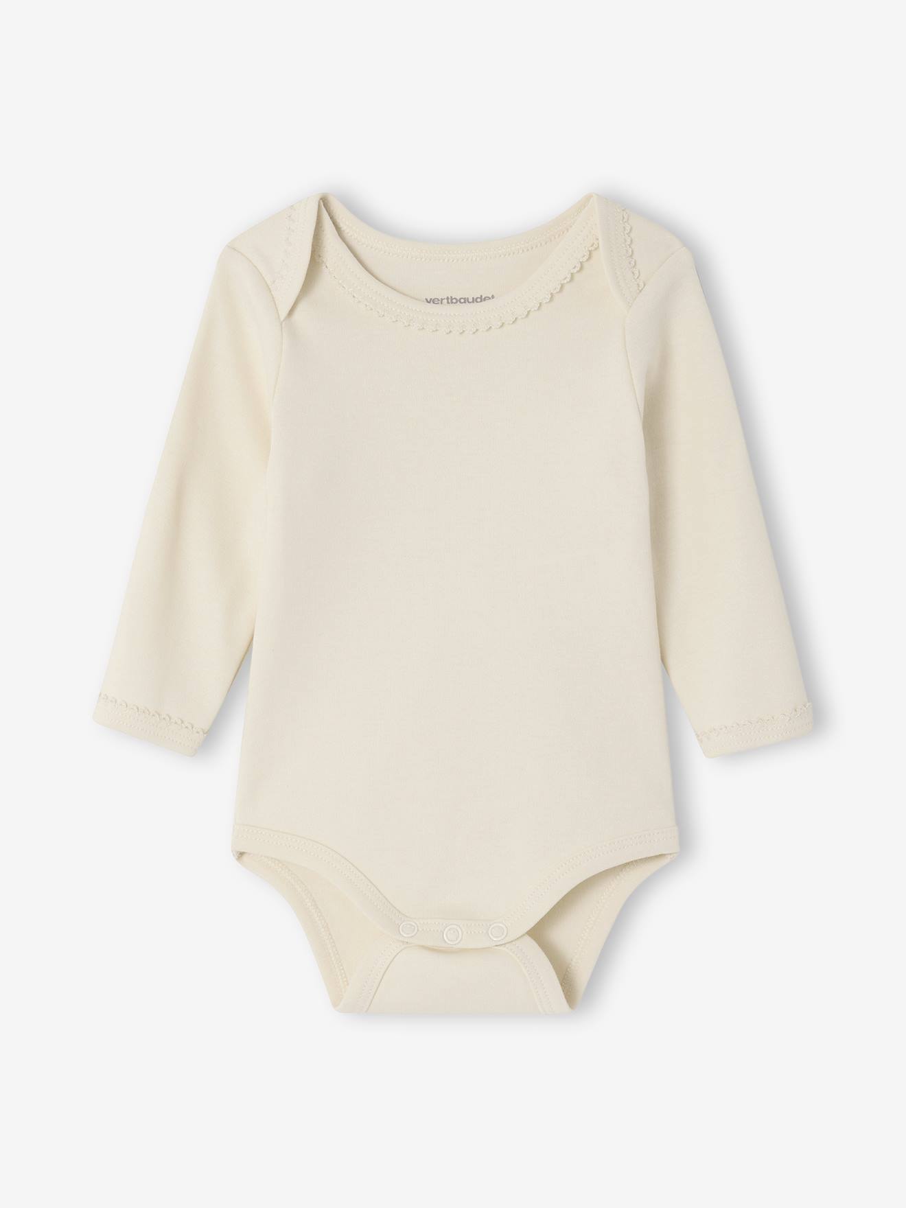 Thumbnail - Bio-Kollektion: 3er-Pack Baby Schlupfbodys salbei