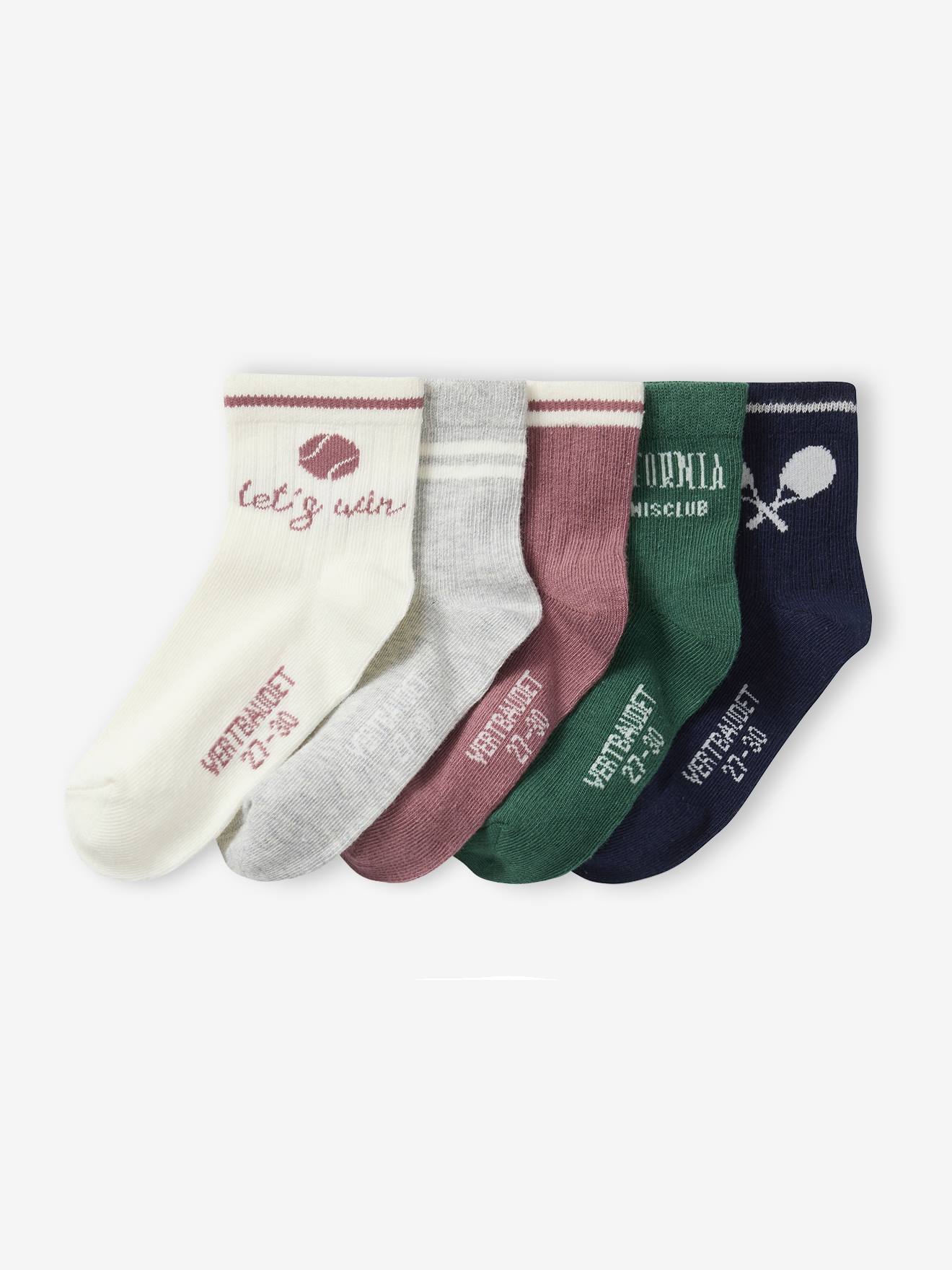5er-Pack Sport-Socken Kinder