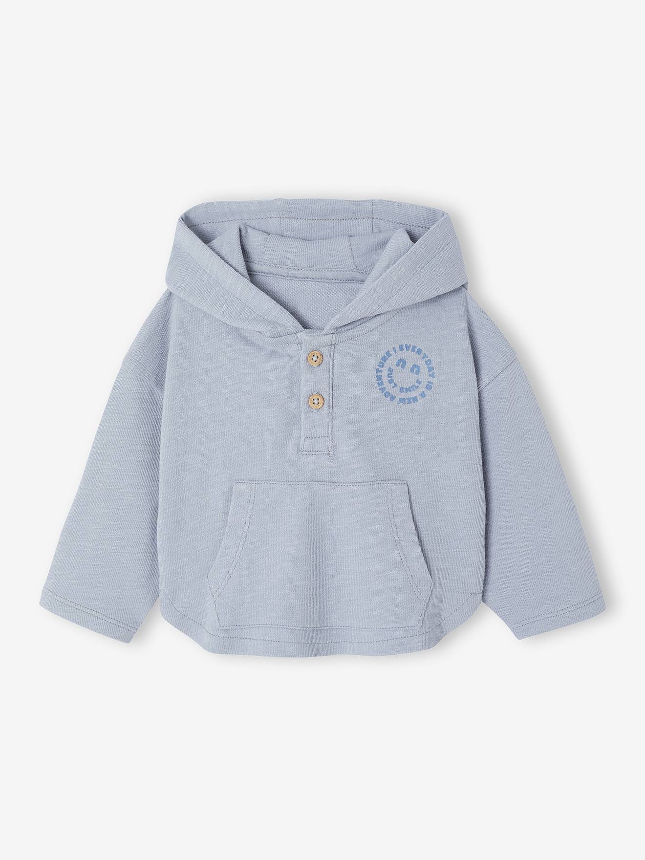 Thumbnail - Jungen Baby Kapuzenshirt eis