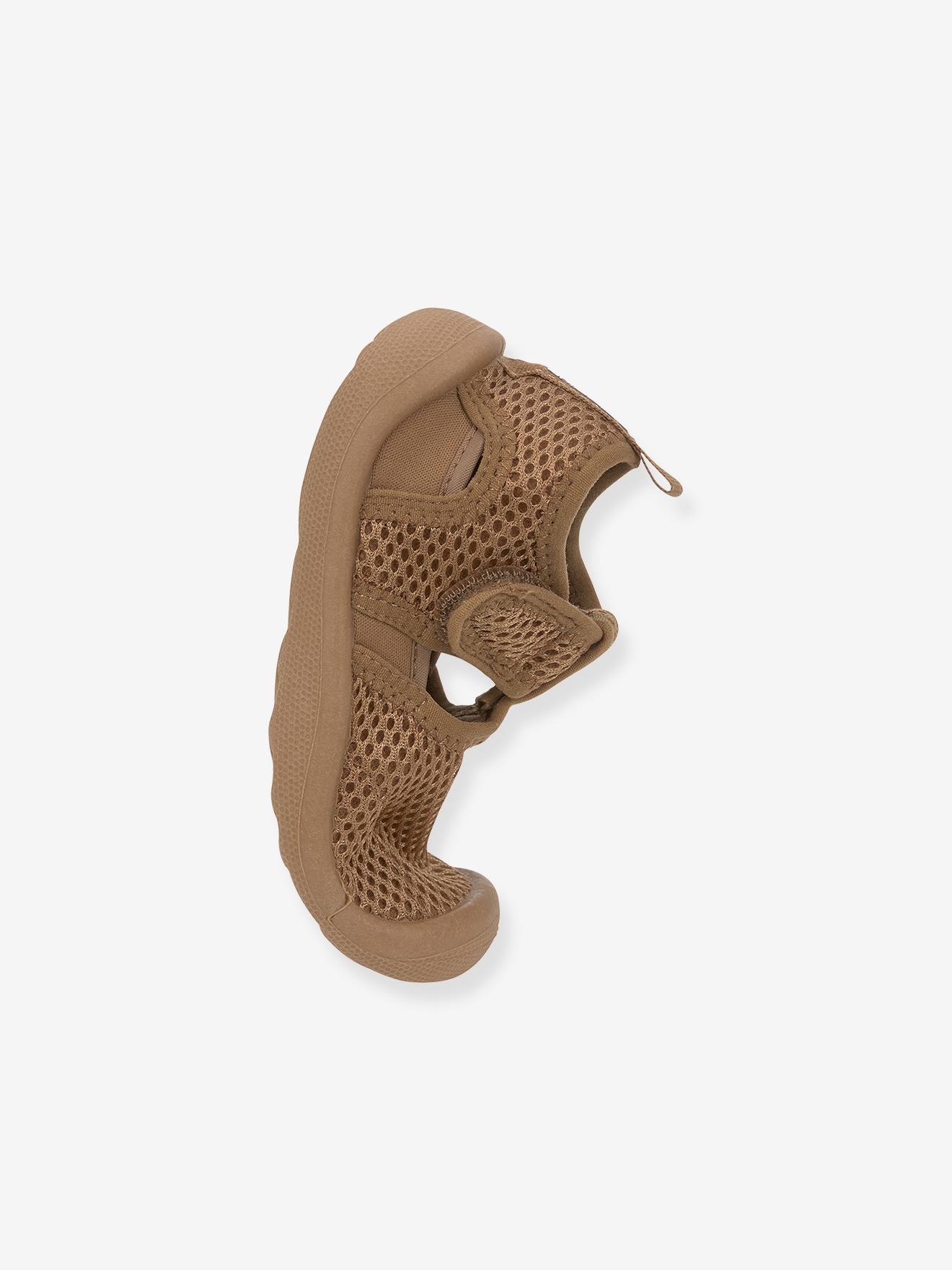 Thumbnail - Kinder Badeschuhe mit Klett LÄSSIG mandel