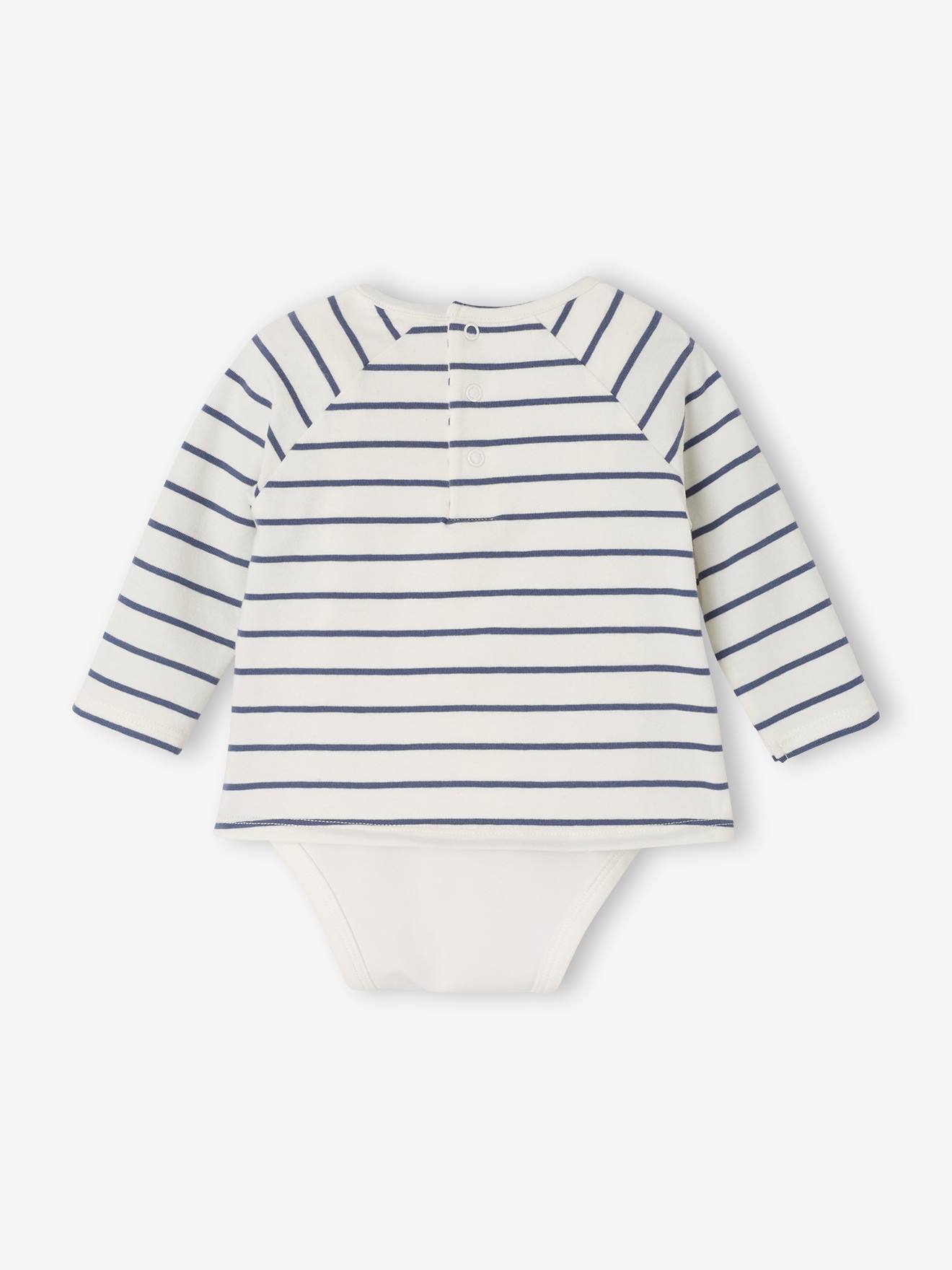 Thumbnail - 2er-Pack Baby Shirtbodys mit Kragen