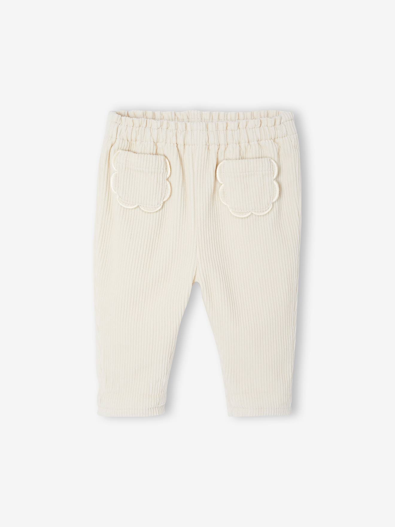 Gefütterte Baby Cordhose mit Dehnbund