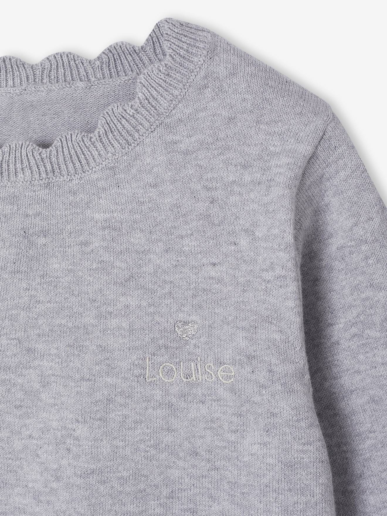 Thumbnail - Personalisierbarer Mädchen Pullover BASIC