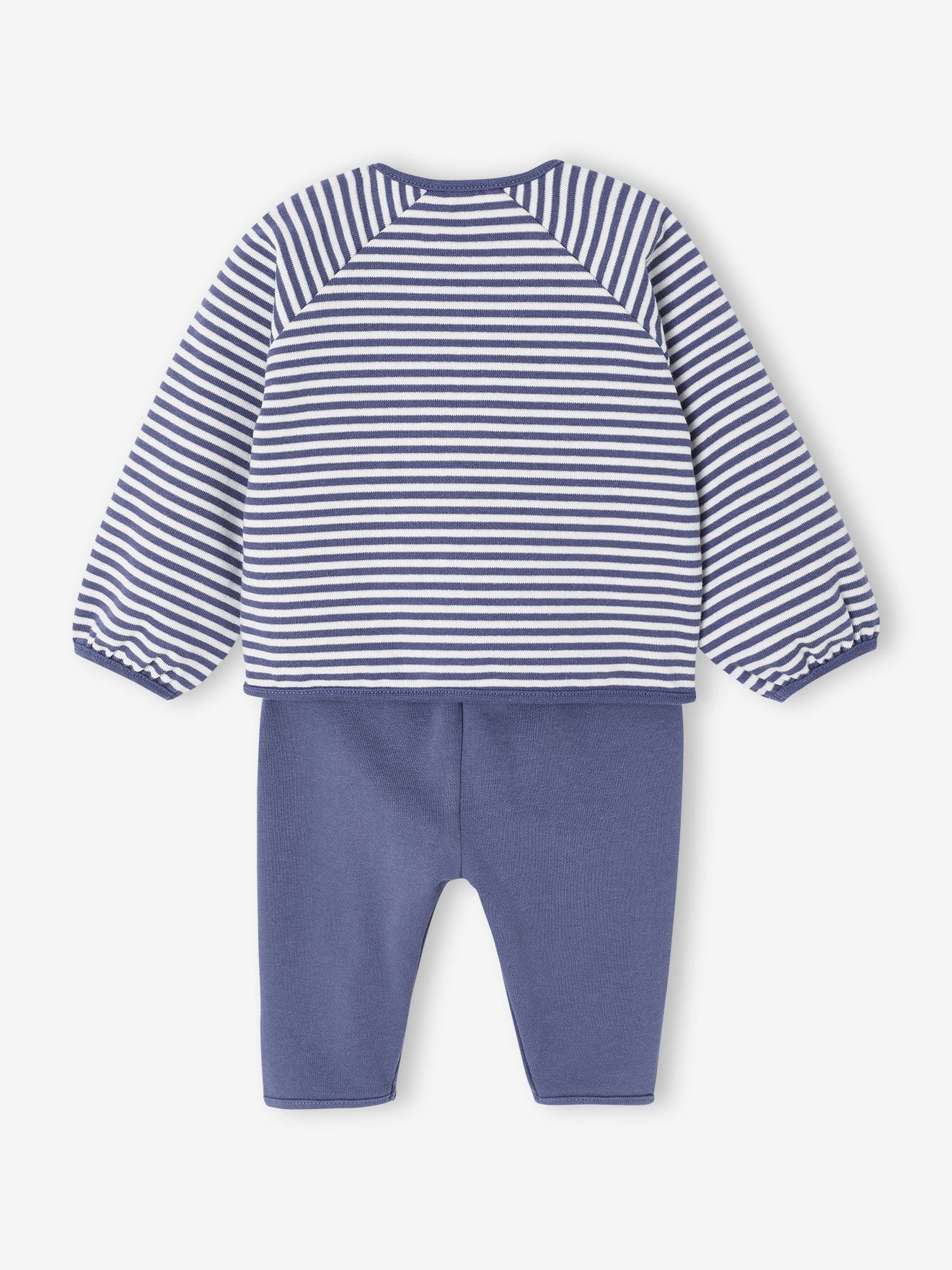 Thumbnail - Baby-Set für Neugeborene: Sweatjacke & Hose