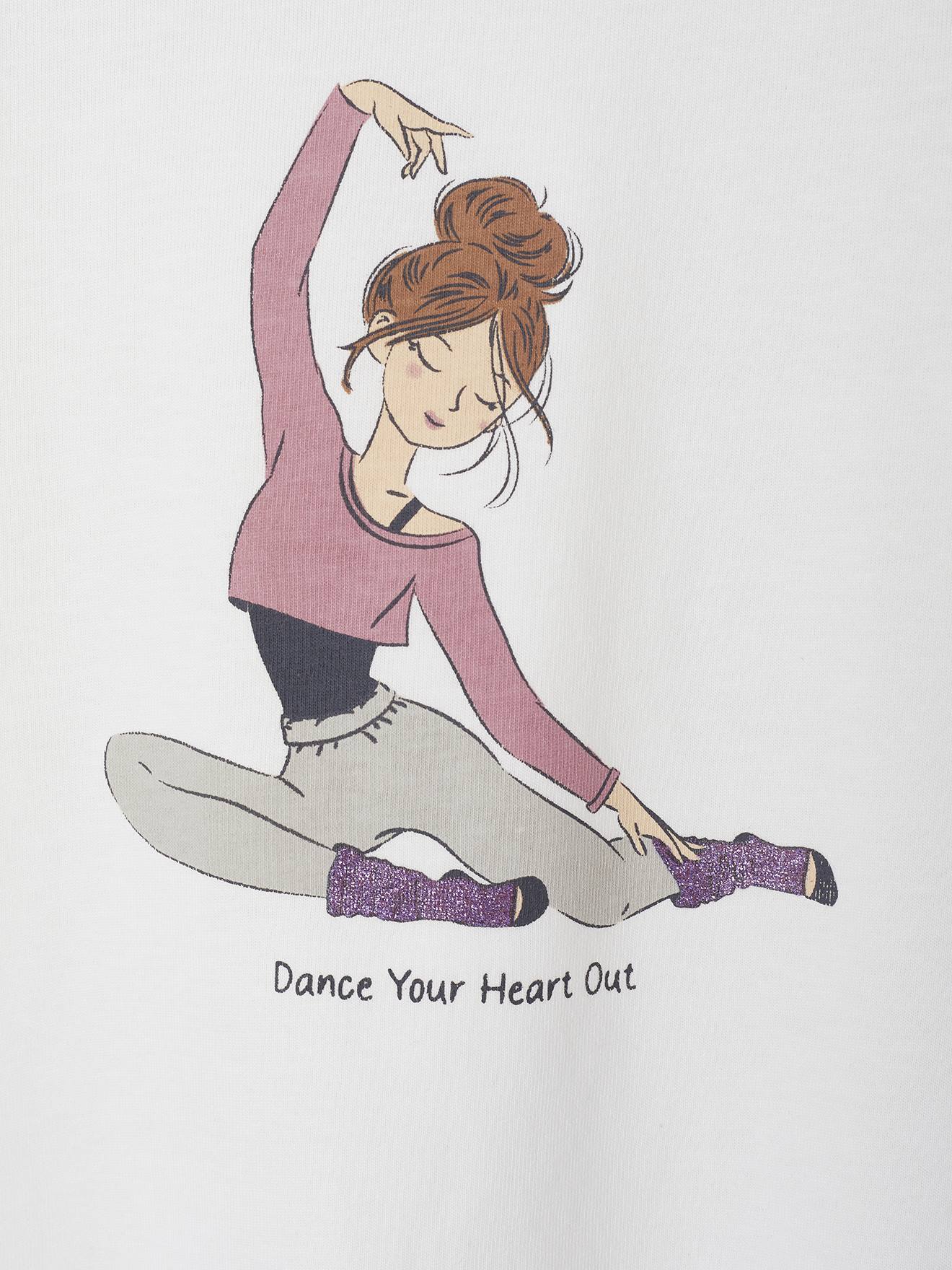 Thumbnail - Mädchen Shirt mit Ballerinamotiv