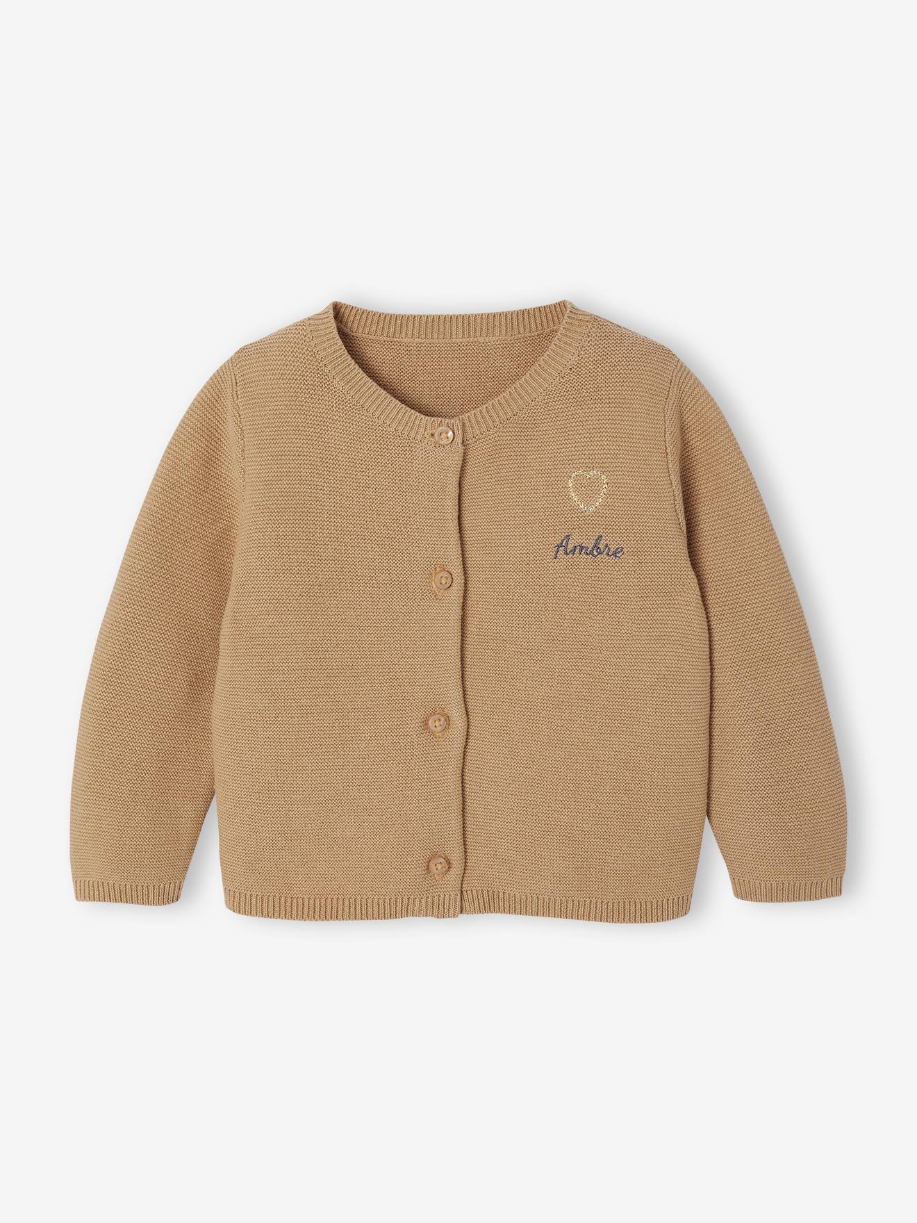 Thumbnail - Baby Strickjacke Herz BASIC