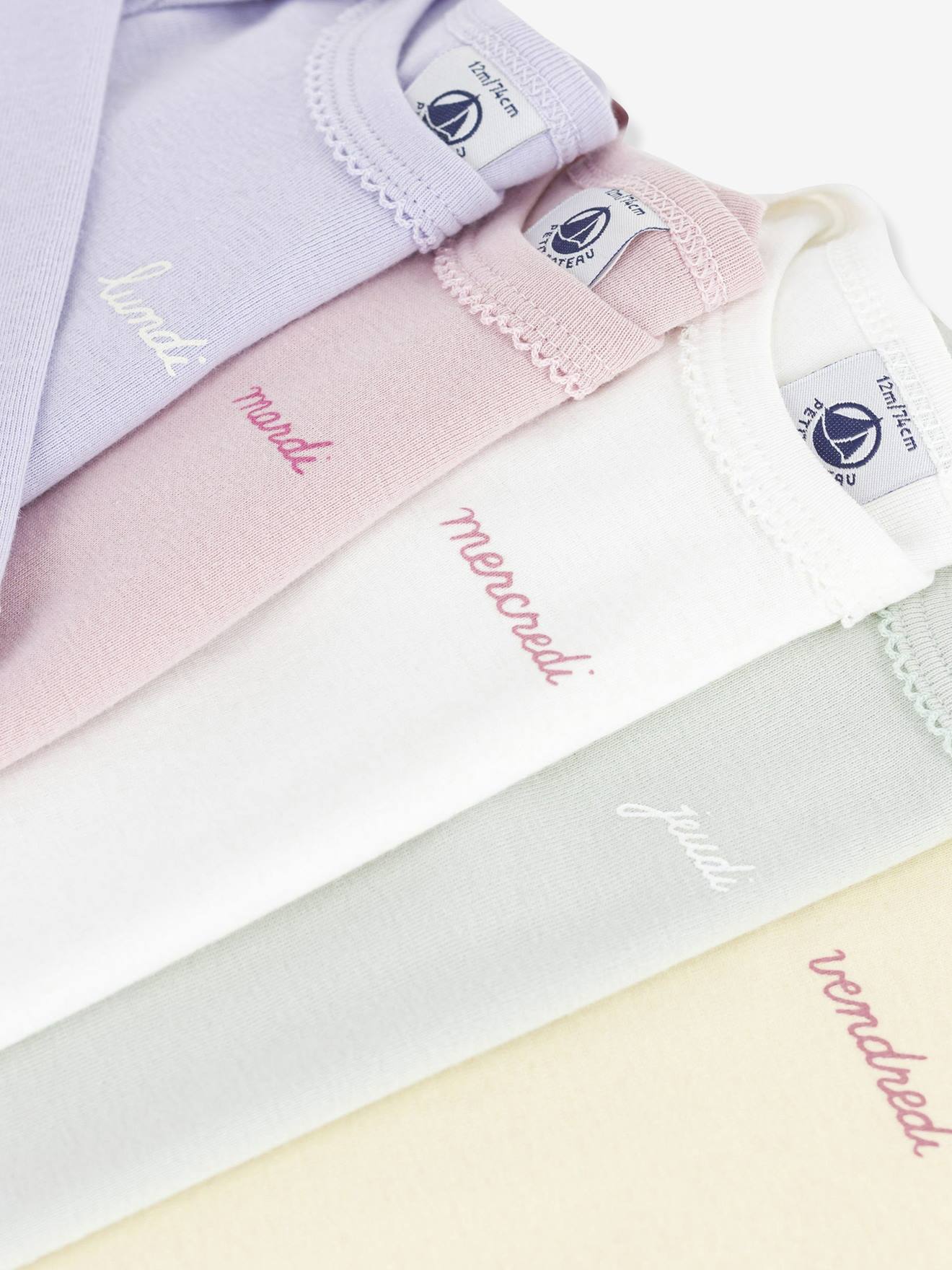 Thumbnail - 5er-Pack Langarm-Bodys Baby PETIT BATEAU