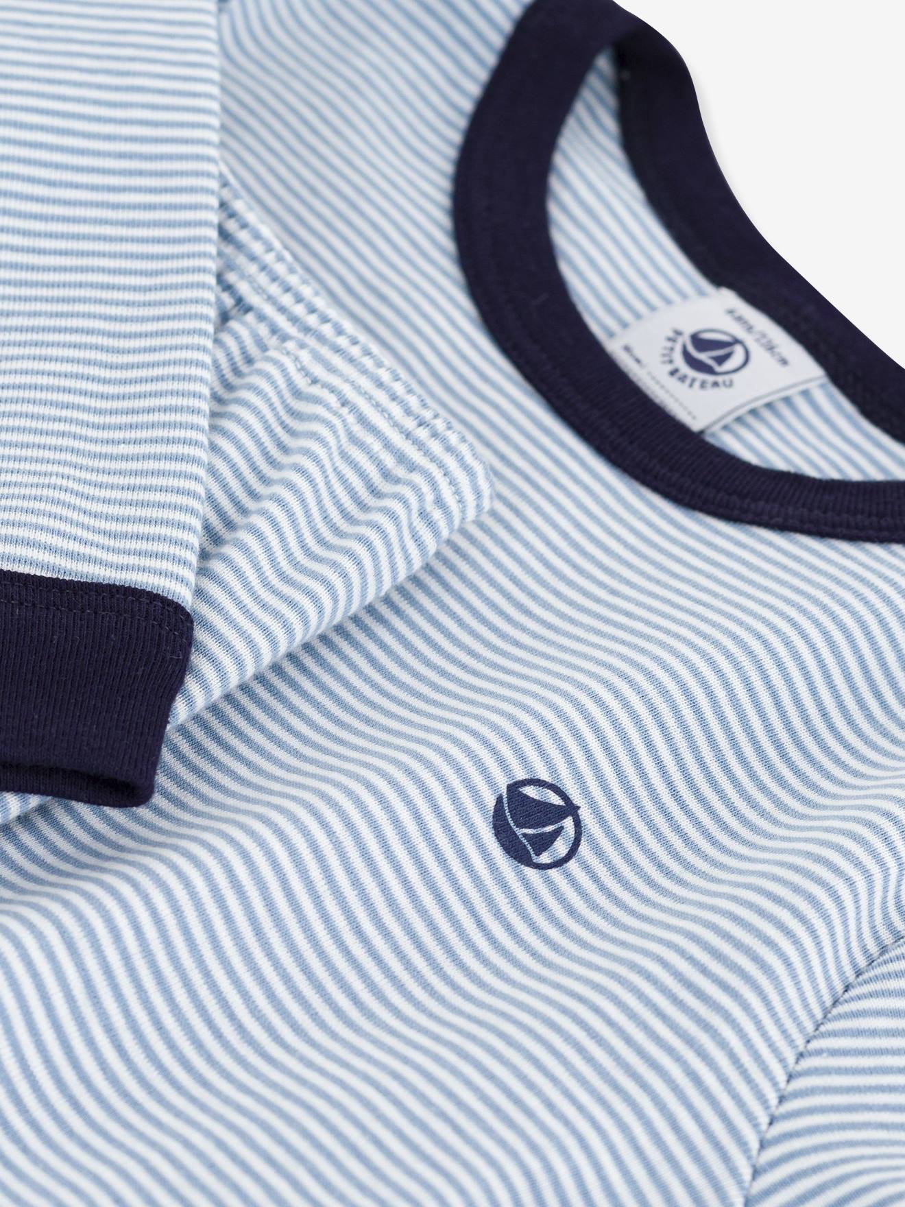 Thumbnail - Schlafanzug Jungen aus Baumwolle mit Streifen PETIT BATEAU