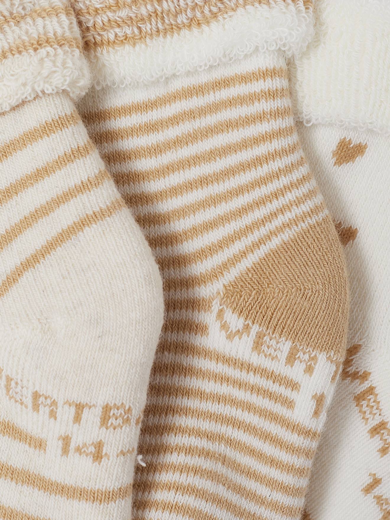 Thumbnail - 3er-Pack dicke Socken HERZEN mit Umschlag