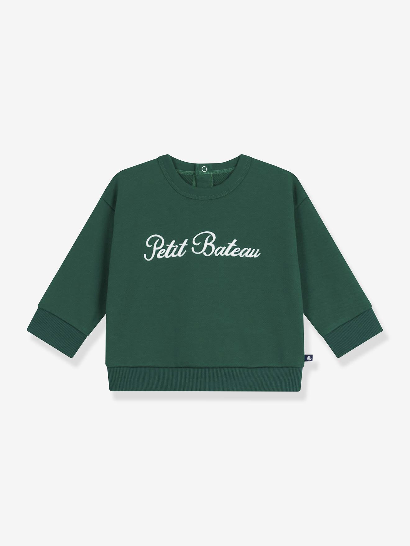 Thumbnail - Baby Sweatshirt aus Baumwolle mit Stickerei PETIT BATEAU