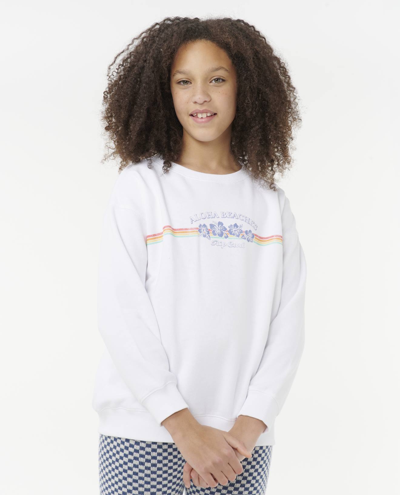 Thumbnail - Mädchen Sweatshirt mit exotischem Blumenmuster RIP CURL