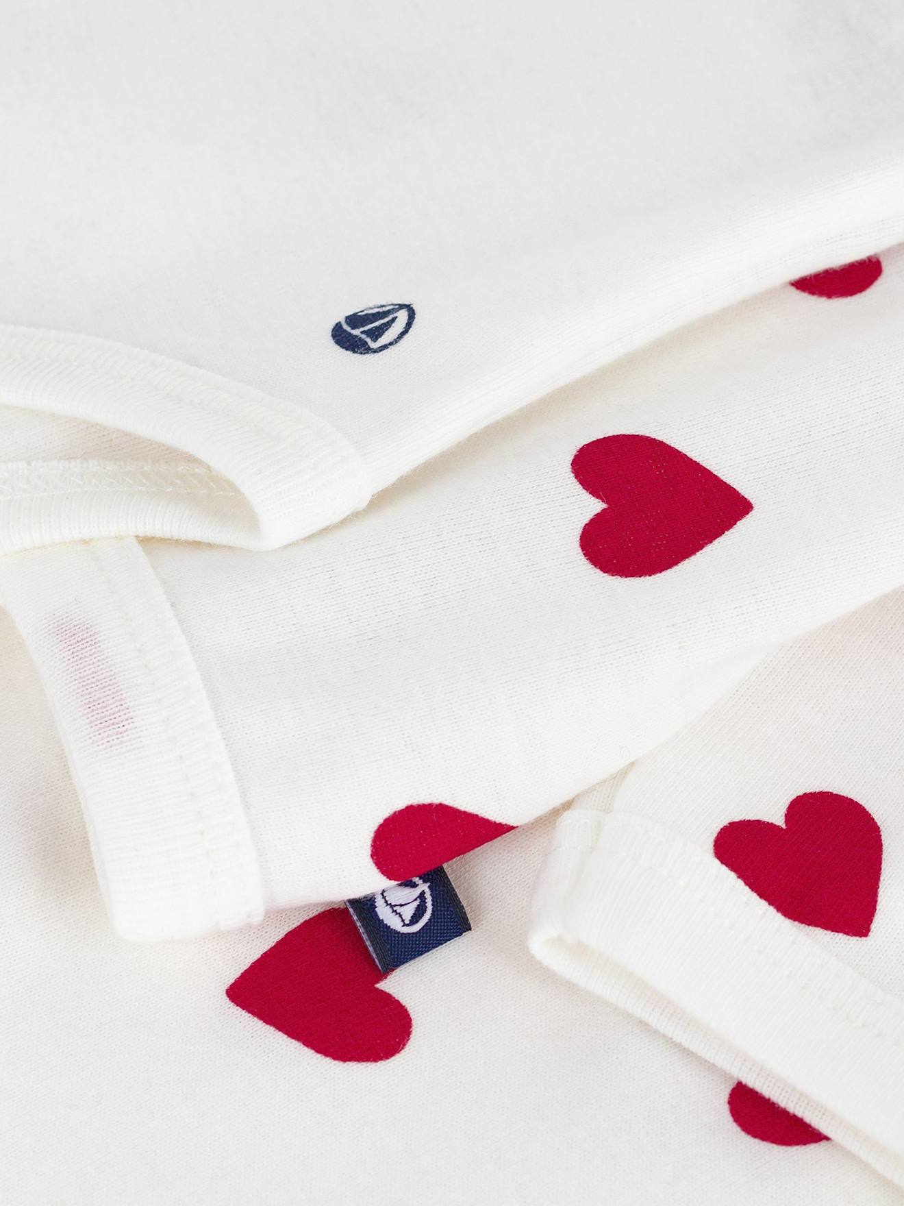 Thumbnail - Baby-Set mit Herzprint: Wickelcardigan